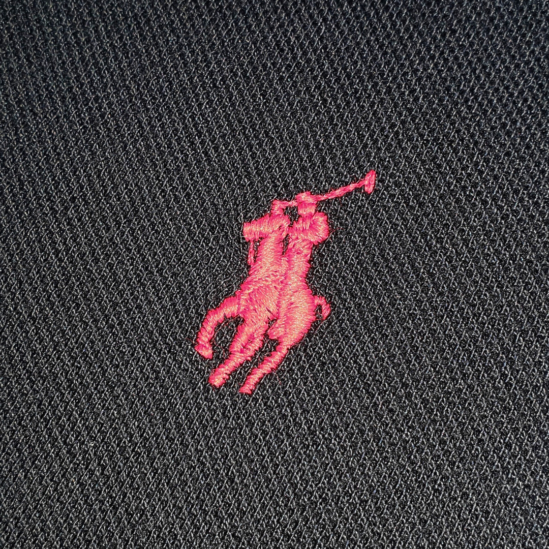 Polo Ralph Lauren Masculina Preta Pony Vermelho