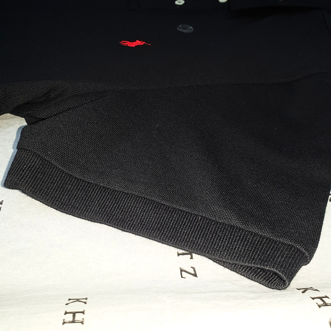 Polo Ralph Lauren Masculina Preta Pony Vermelho