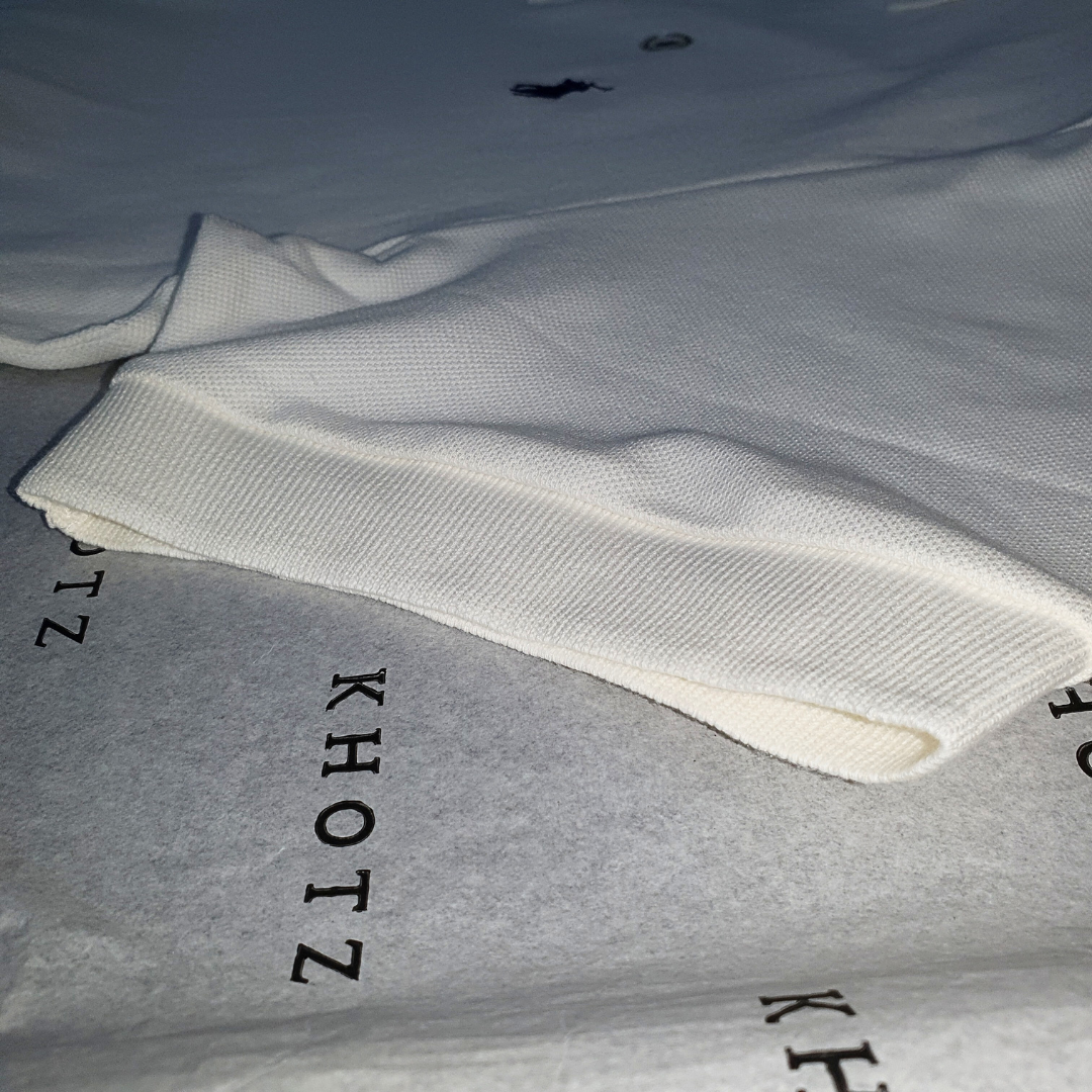 Polo Ralph Lauren Masculina Branca Pony Marinho