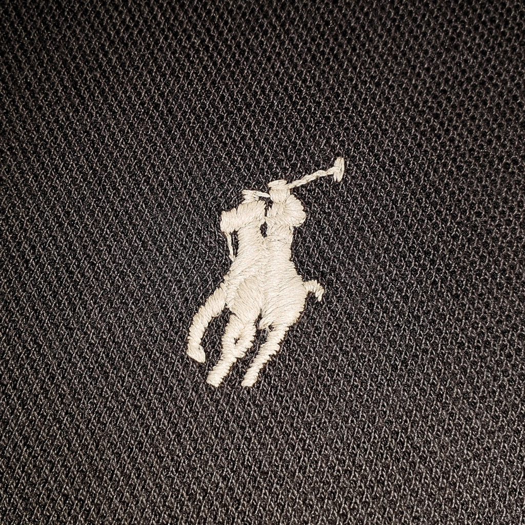 Polo Ralph Lauren Masculina Marrom Escuro Pony Creme