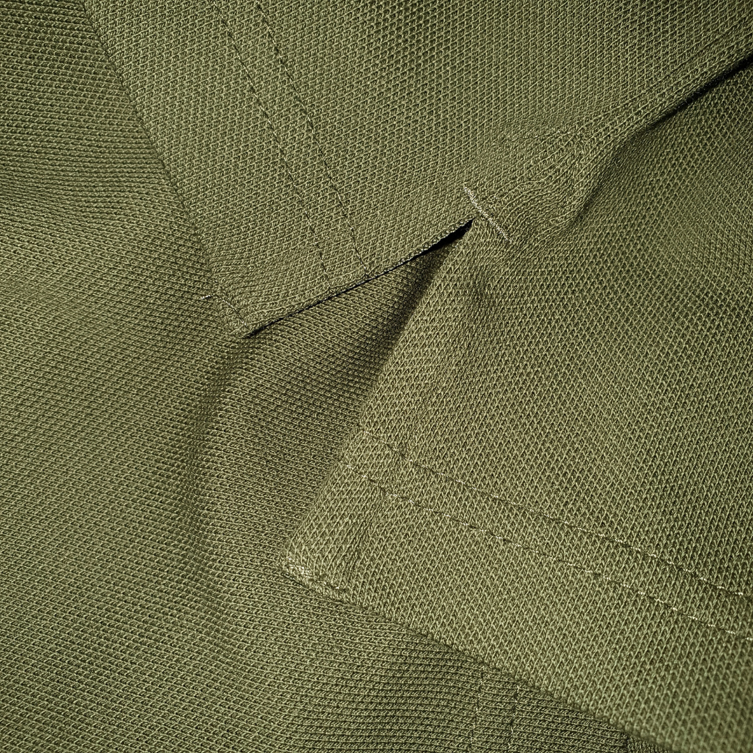 Polo Tommy Hilfiger Masculina  Verde Exercito 1985 Regular Fit
