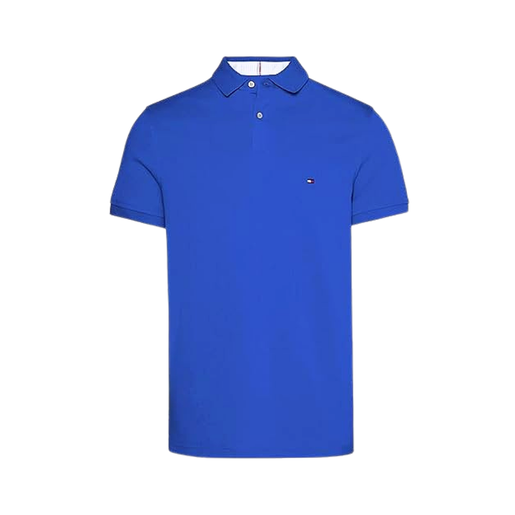 Polo Tommy Hilfiger Masculina  Azul Royal 1985 Regular Fit