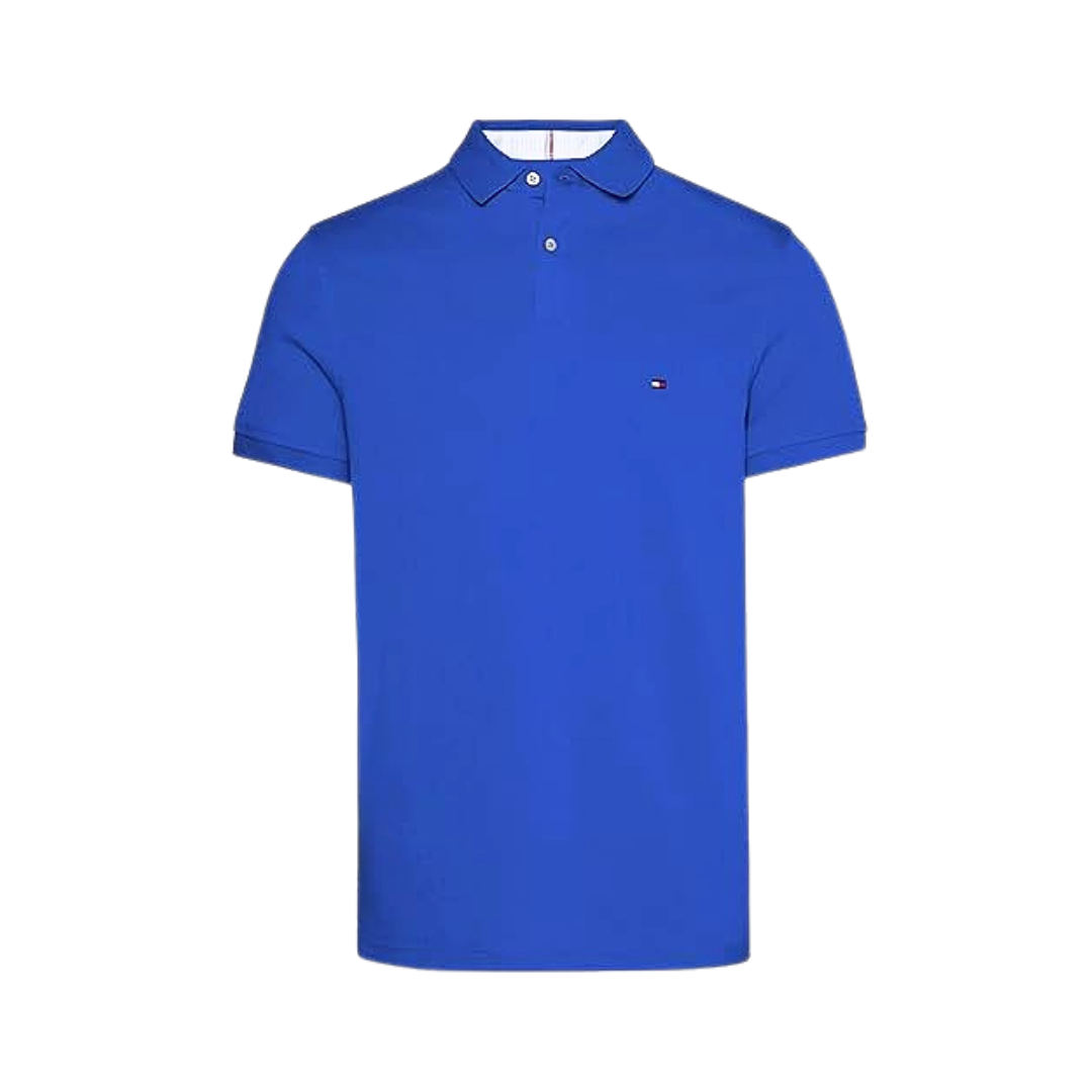 Polo Tommy Hilfiger Masculina  Azul Royal 1985 Regular Fit