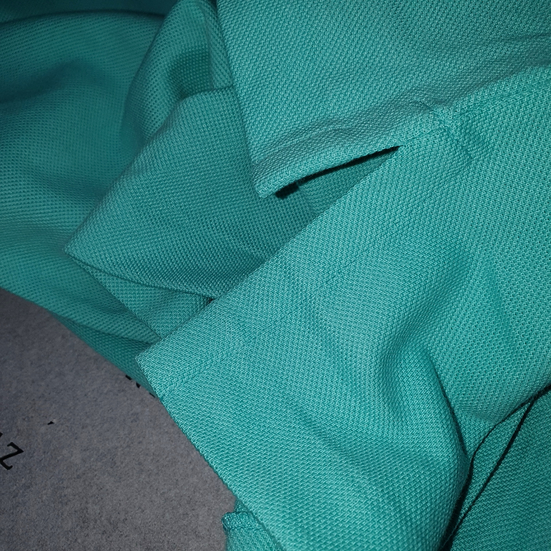 Polo Ralph Lauren Masculina Verde Água Pony Rosa