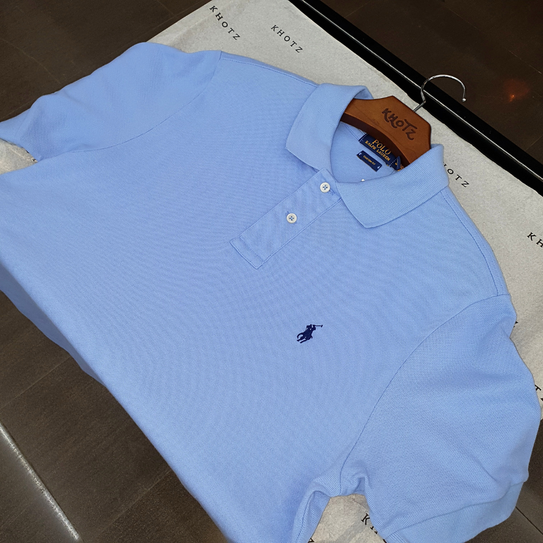 Polo Ralph Lauren Masculina Azul Bebê Pony Marinho