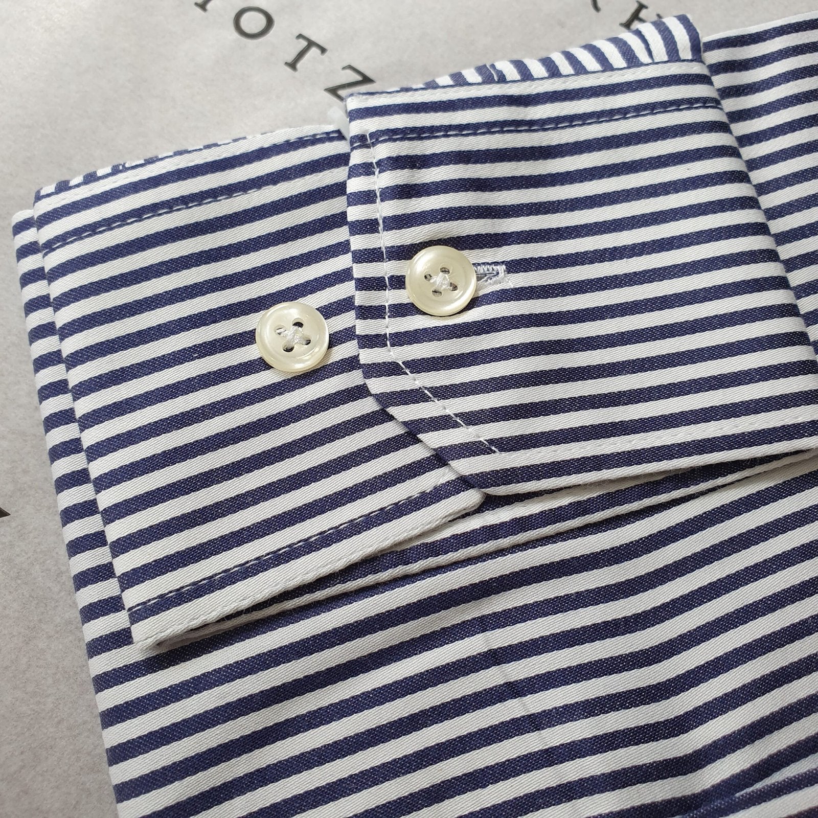 Camisa Ralph Lauren Masculina Azul Petróleo Listras Executiva Pony Bordô