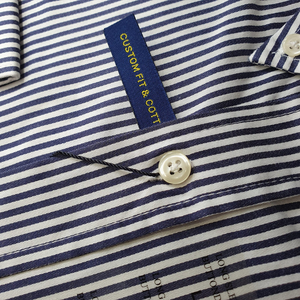 Camisa Ralph Lauren Masculina Azul Petróleo Listras Executiva Pony Bordô