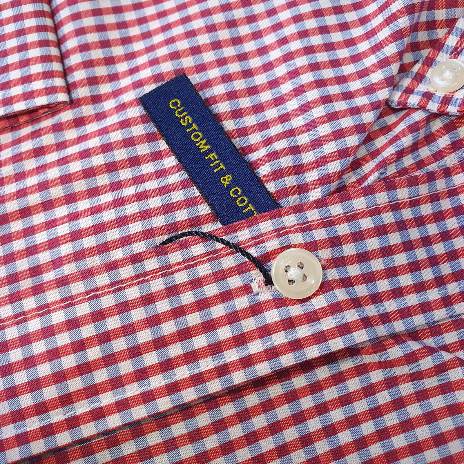 Camisa Ralph Lauren Masculina Micro Xadrez Goiaba Pony Limão