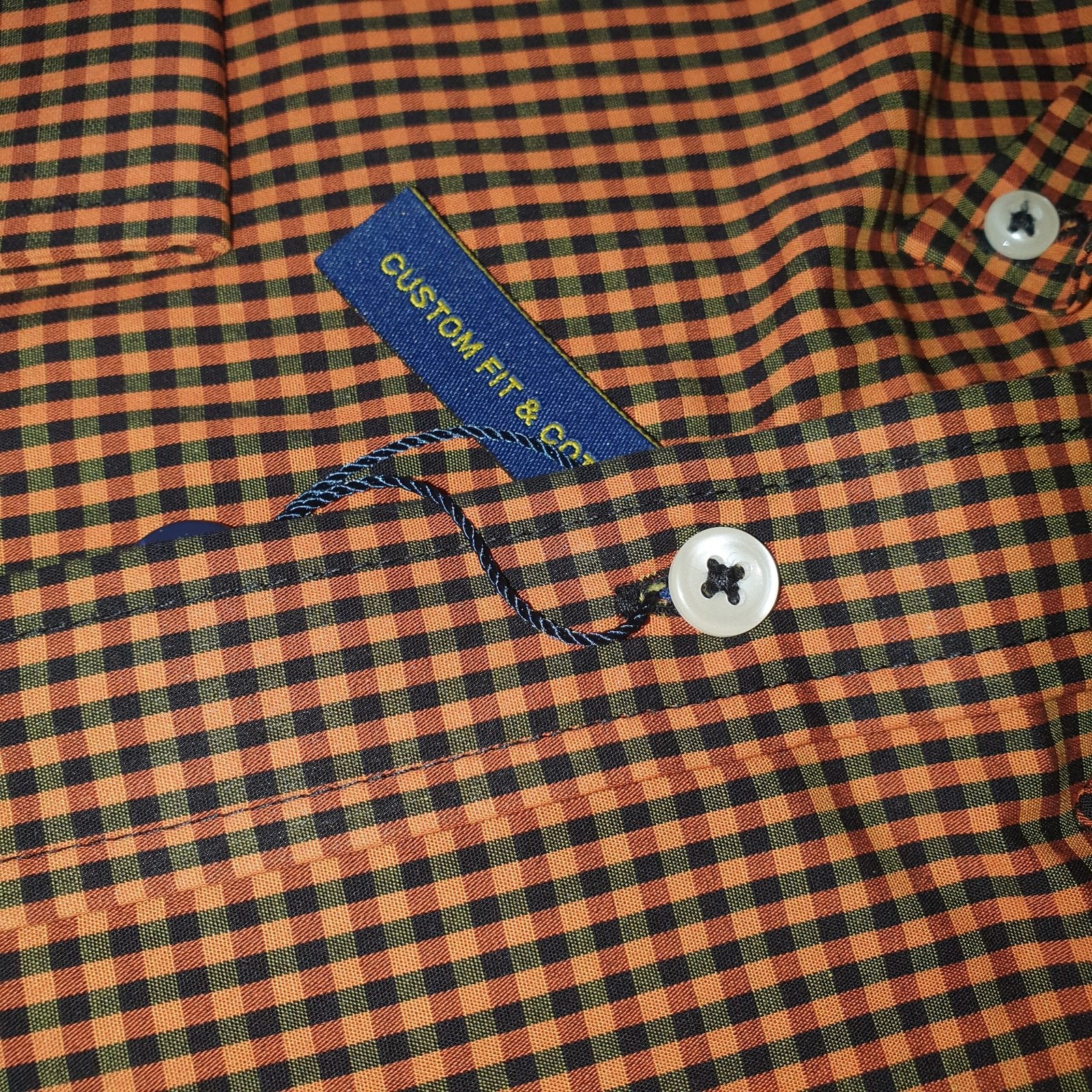 Camisa Ralph Lauren Masculina Micro Xadrez Caramelo Pony Roxo