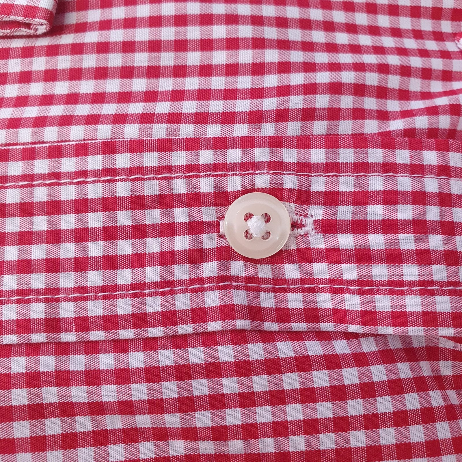 Camisa Ralph Lauren Masculina Micro Xadrez Vermelho Pony Amarelo