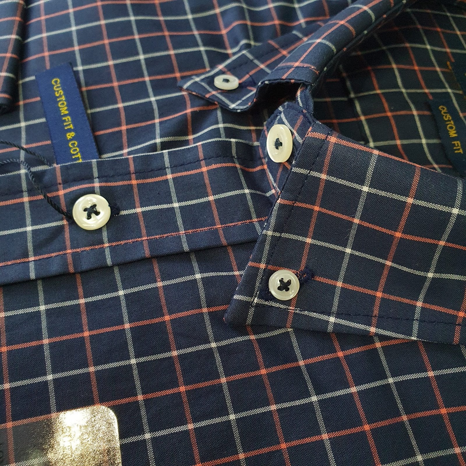 Camisa Ralph Lauren Masculina Xadrez Azul Pony Pitaya