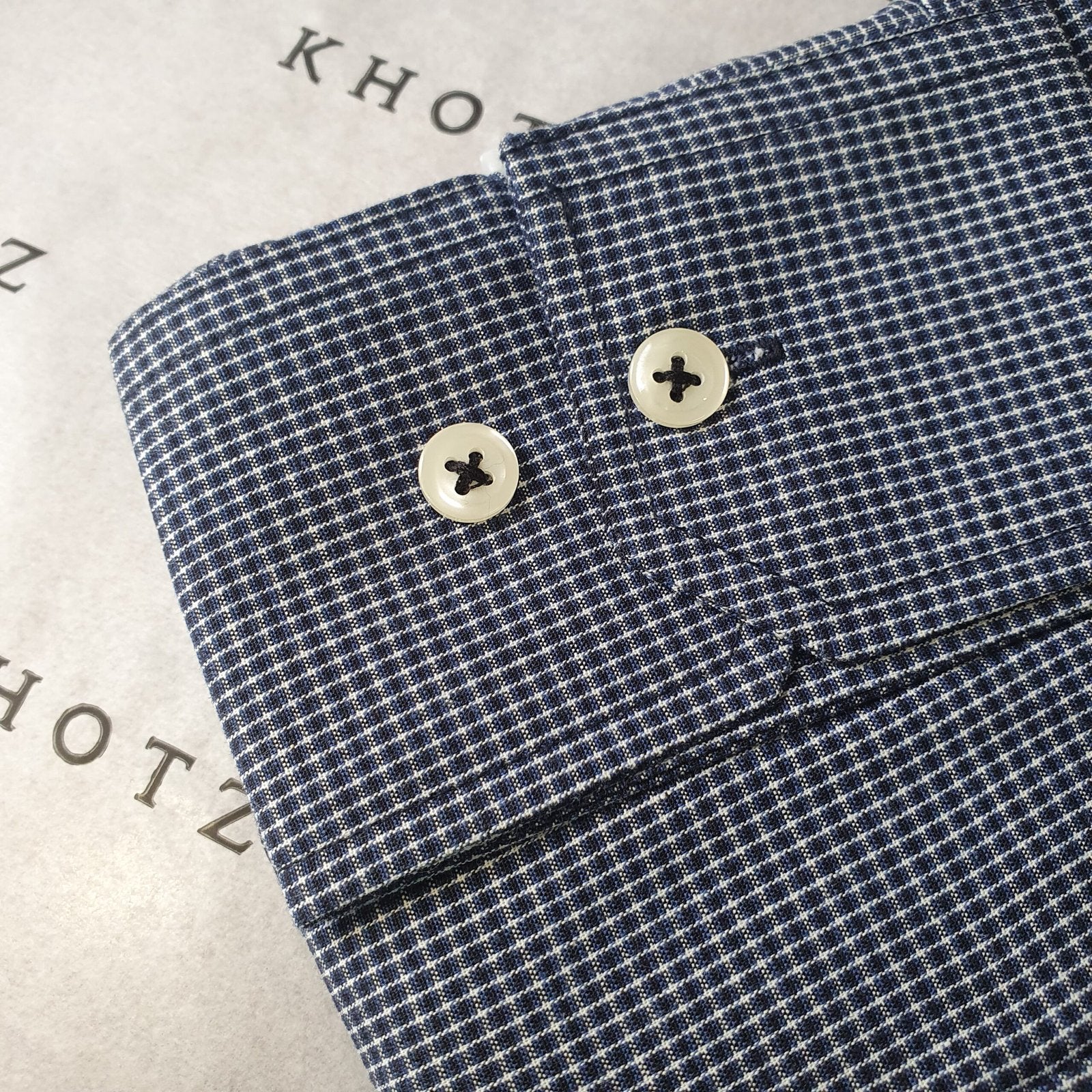 Camisa Ralph Lauren Masculina Micro Xadrez Executivo Azul Pony Vermelho