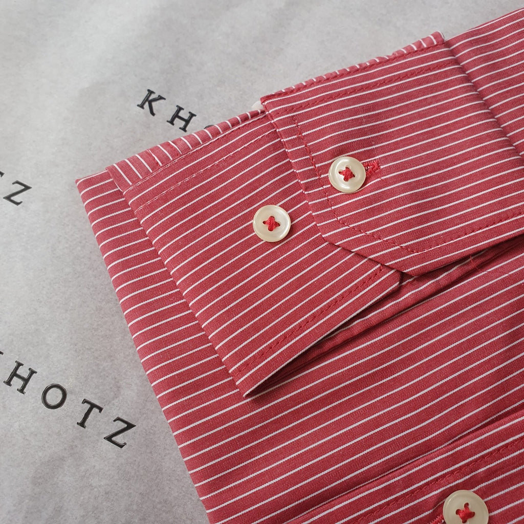 Camisa Ralph Lauren Masculina Vermelho Cereja Listras Pony Amarelo