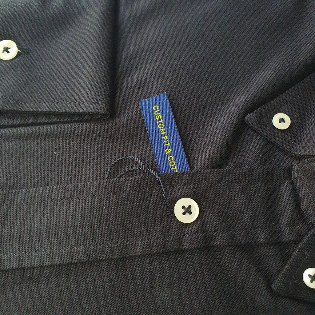 Camisa Ralph Lauren Masculina Oxford Preta Pony Colorido