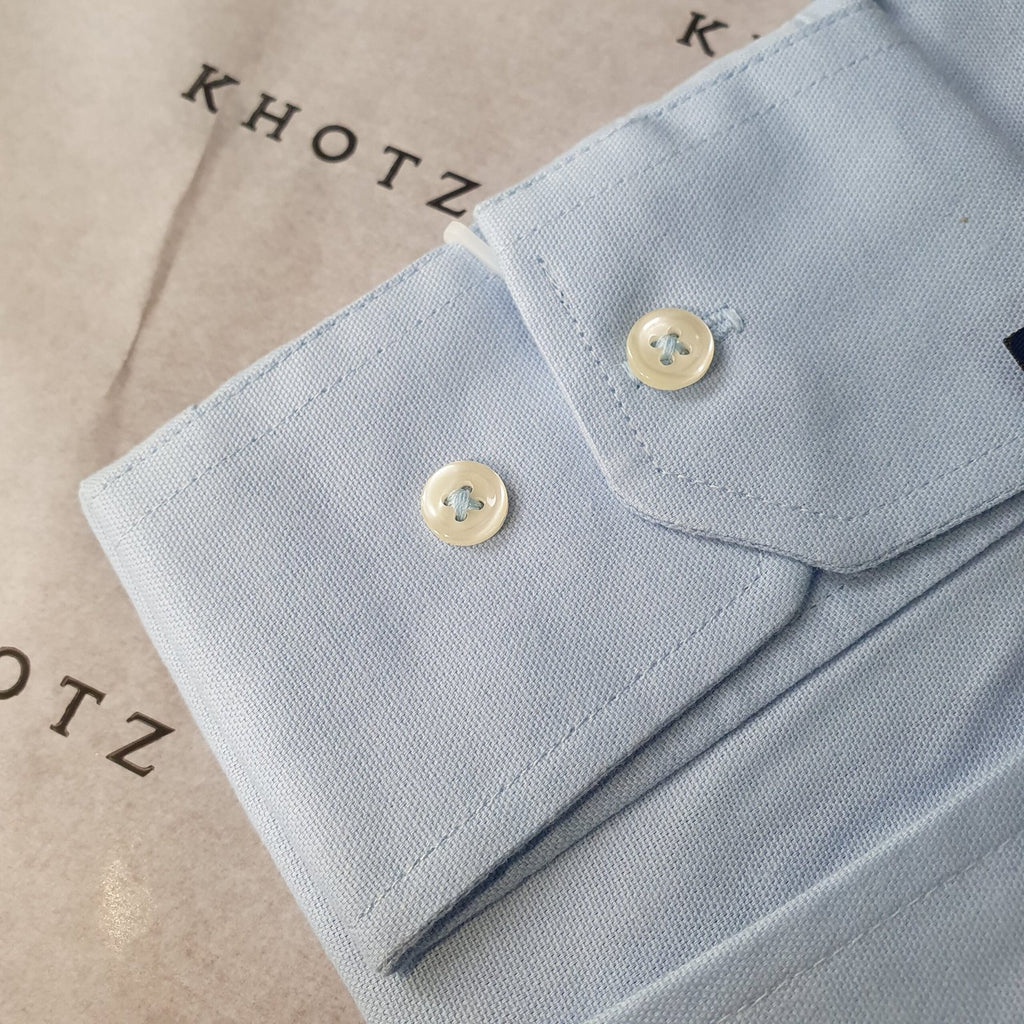 Camisa Ralph Lauren Masculina Oxford Azul Bebê Pony Colorido