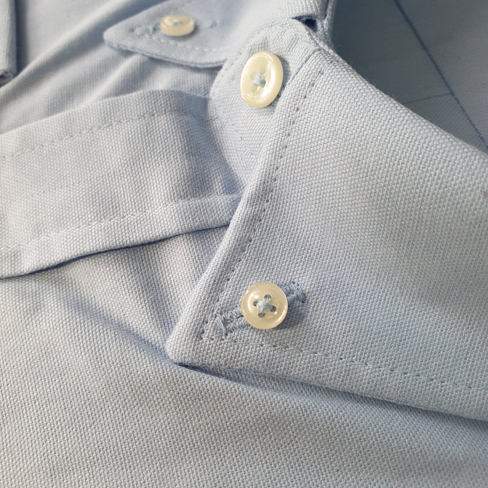 Camisa Ralph Lauren Masculina Oxford Azul Bebê Pony Colorido