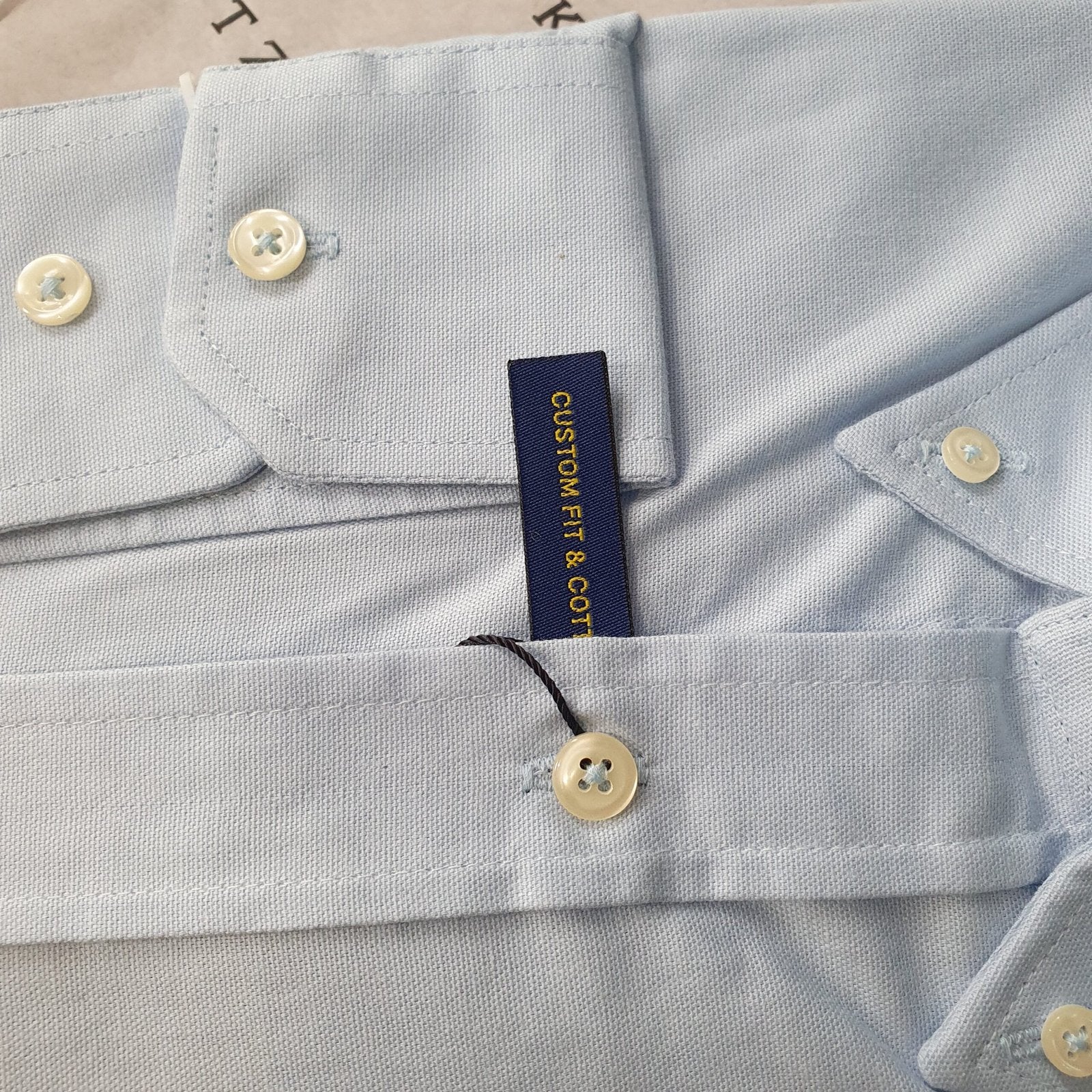 Camisa Ralph Lauren Masculina Oxford Azul Bebê Pony Colorido