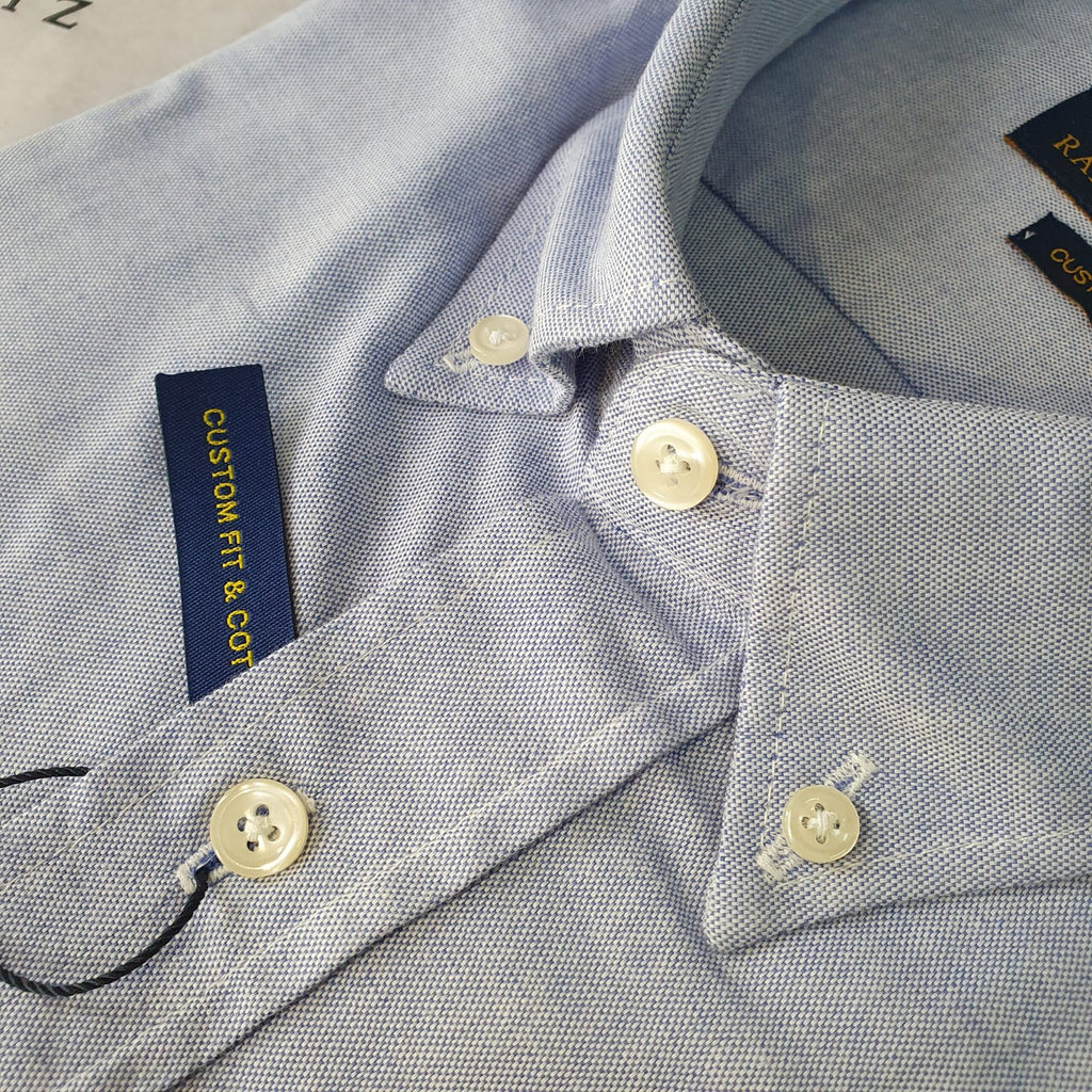 Camisa Ralph Lauren Masculina Oxford Azul Pony Colorido
