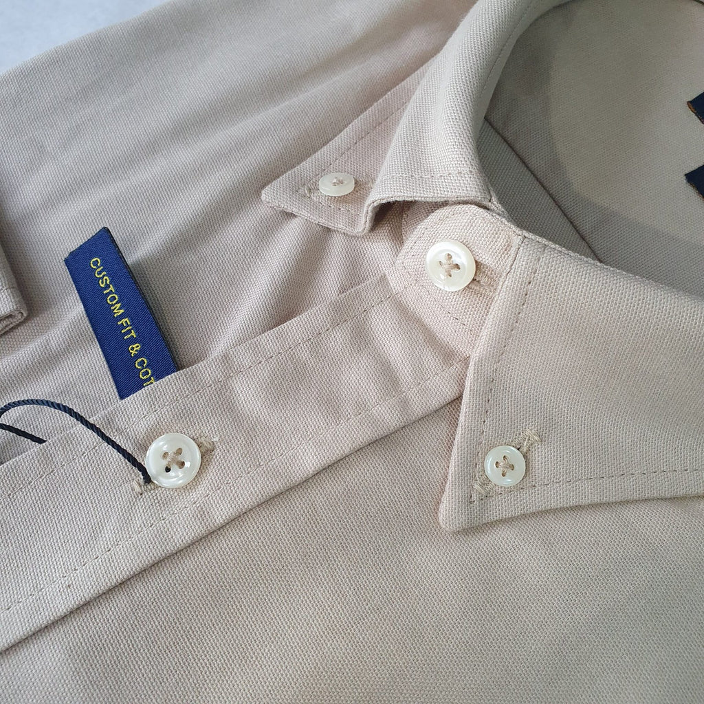 Camisa Ralph Lauren Masculina Oxford Areia Pony Colorido