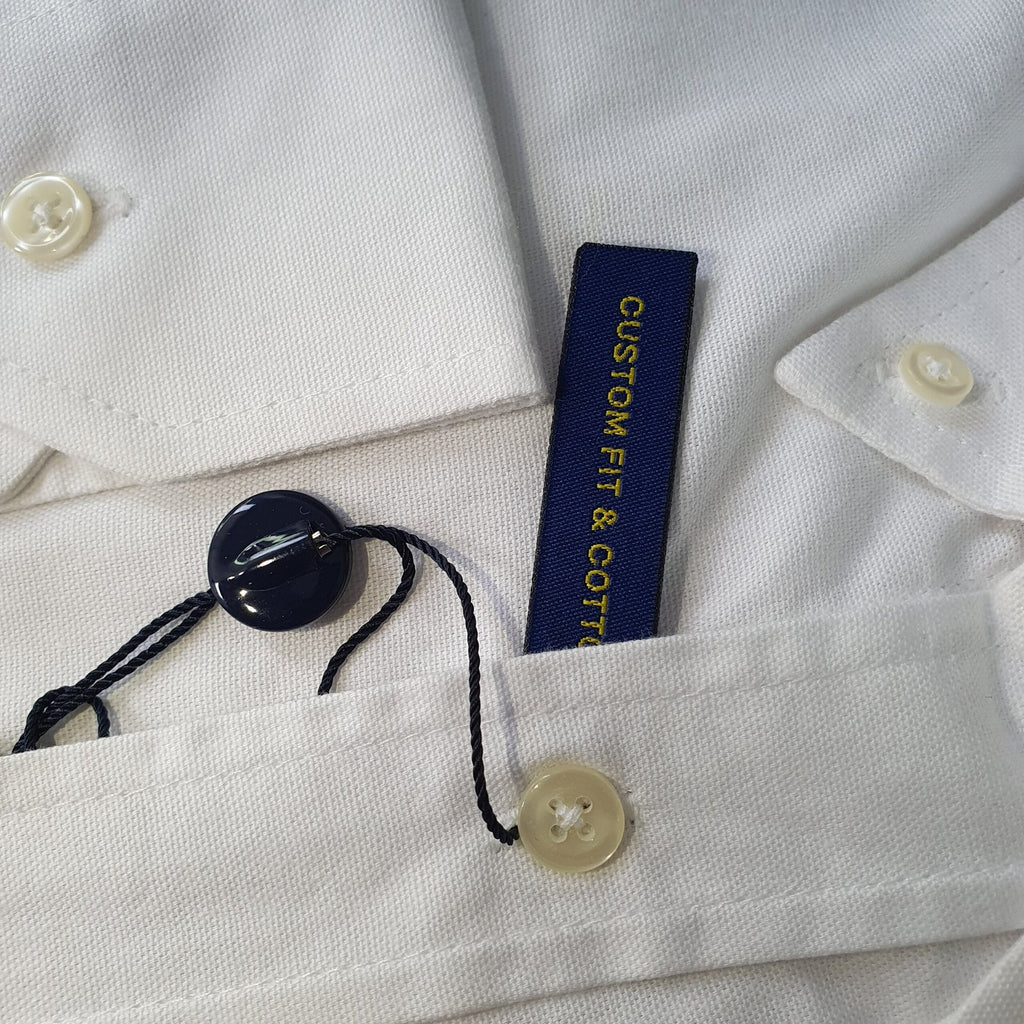 Camisa Ralph Lauren Masculina Oxford Branca Pony Colorido