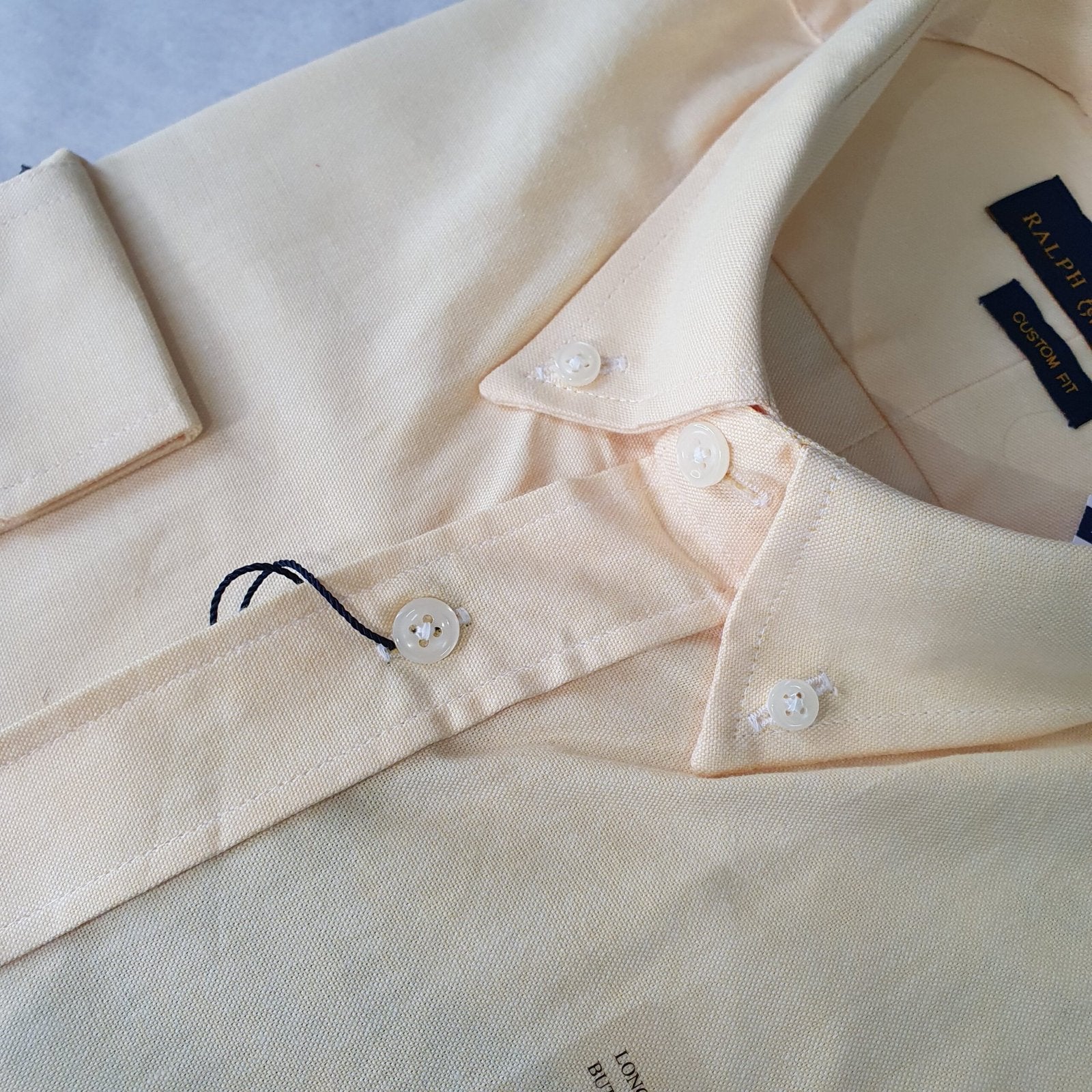 Camisa Ralph Lauren Masculina Oxford Amarela Pony Colorido
