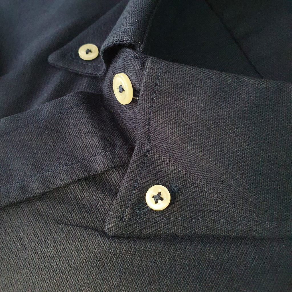 Camisa Ralph Lauren Masculina Oxford Azul Marinho Pony Colorido