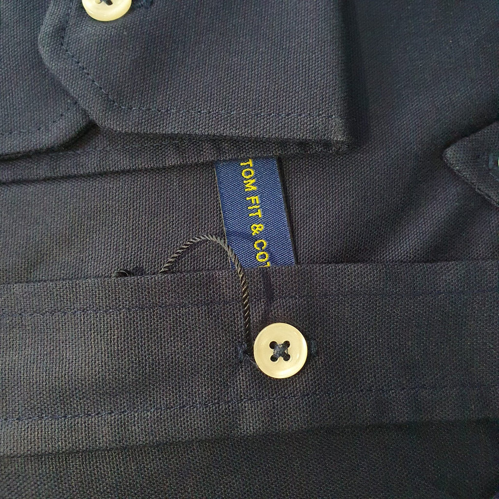 Camisa Ralph Lauren Masculina Oxford Azul Marinho Pony Colorido
