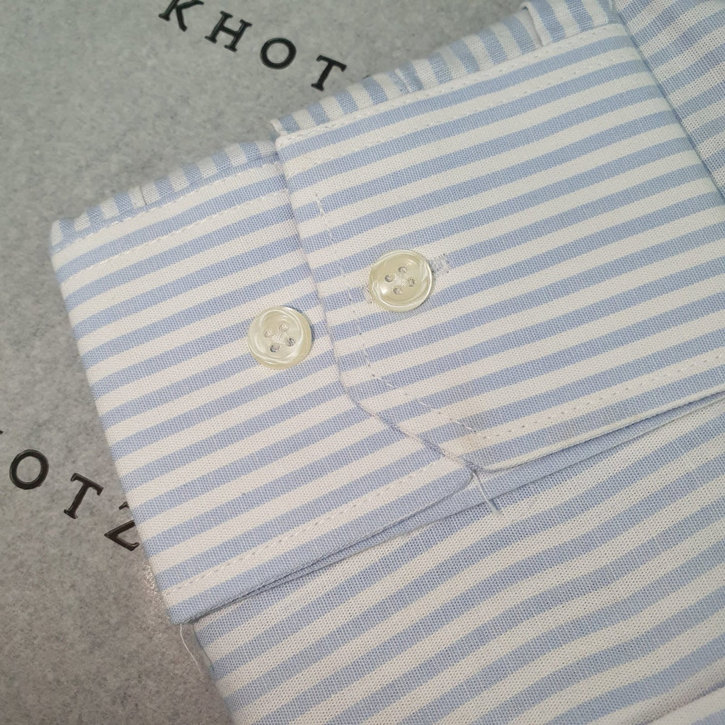 Camisa Ralph Lauren Masculina Azul Bebê Listras Americana Pony Coral