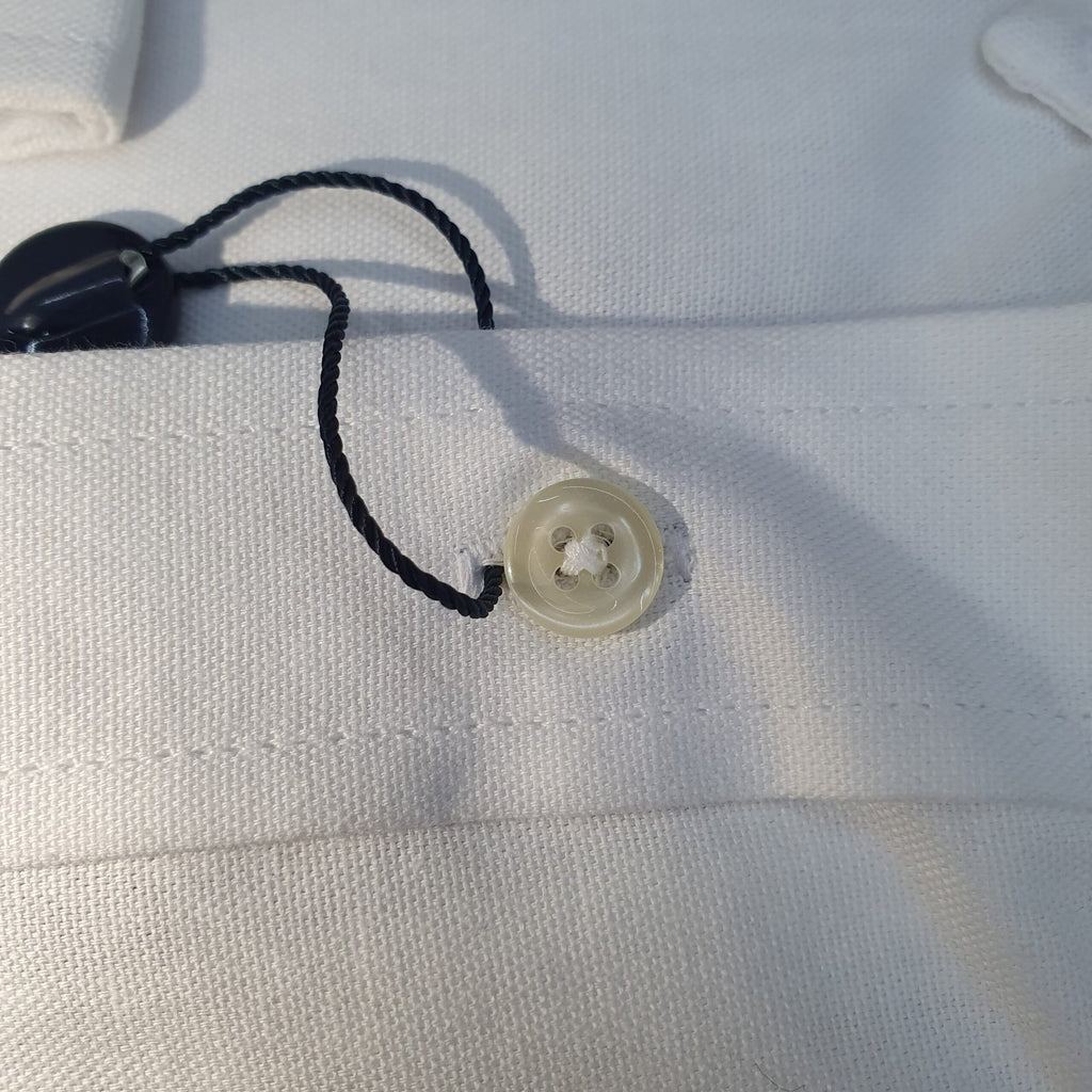 Camisa Ralph Lauren Masculina Oxford Clássico Branca Pony Marinho