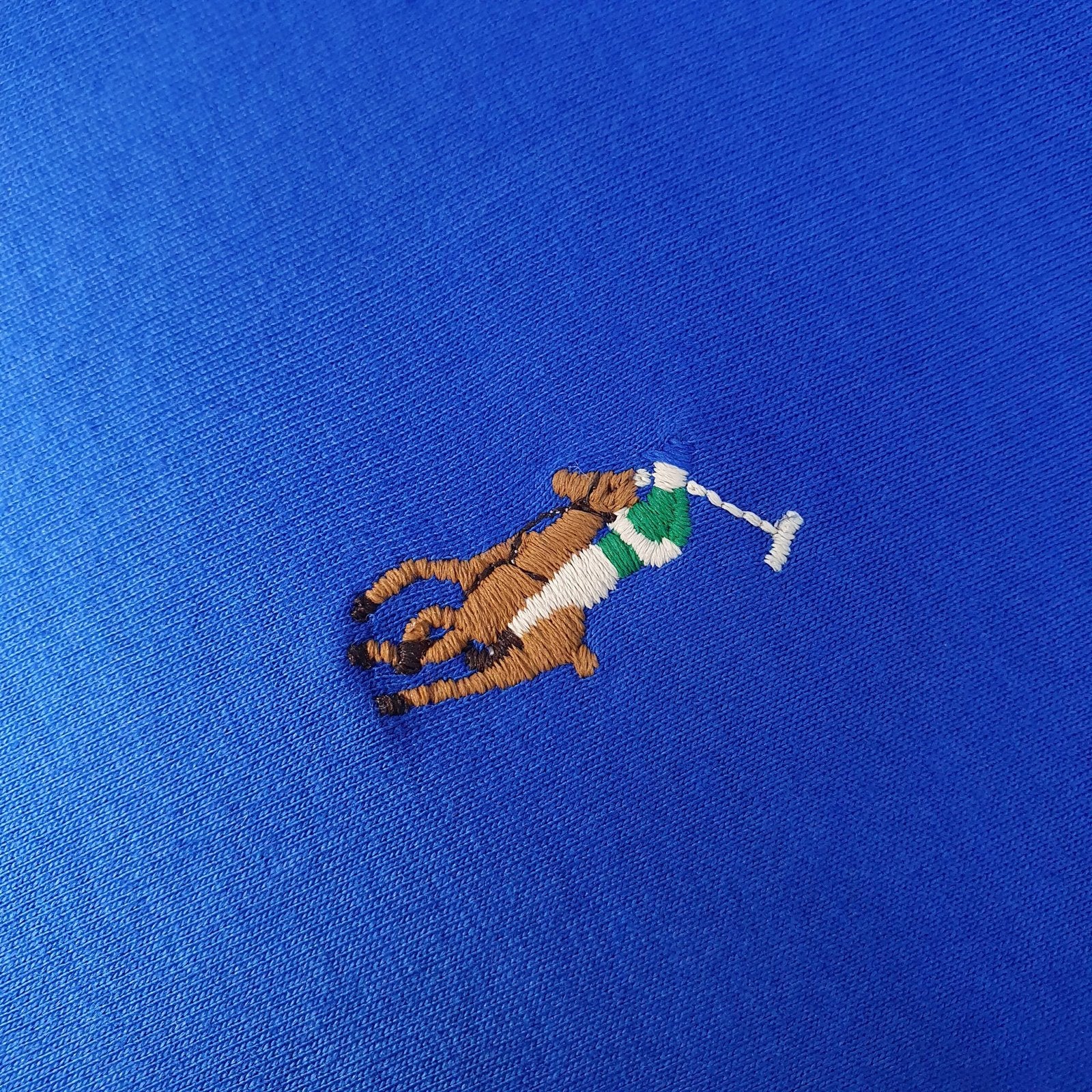Camiseta Básica Ralph Lauren Masculina Azul Royal Pony Colorido