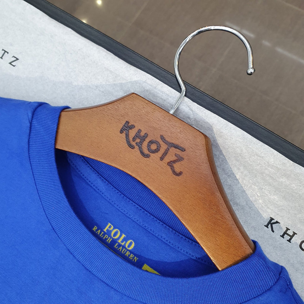 Camiseta Básica Ralph Lauren Masculina Azul Royal Pony Colorido