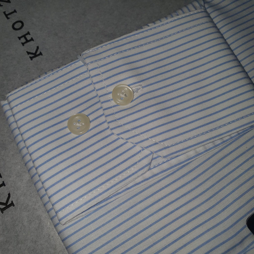 Camisa Ralph Lauren Masculina Branca Listras Executiva Pony Bordô