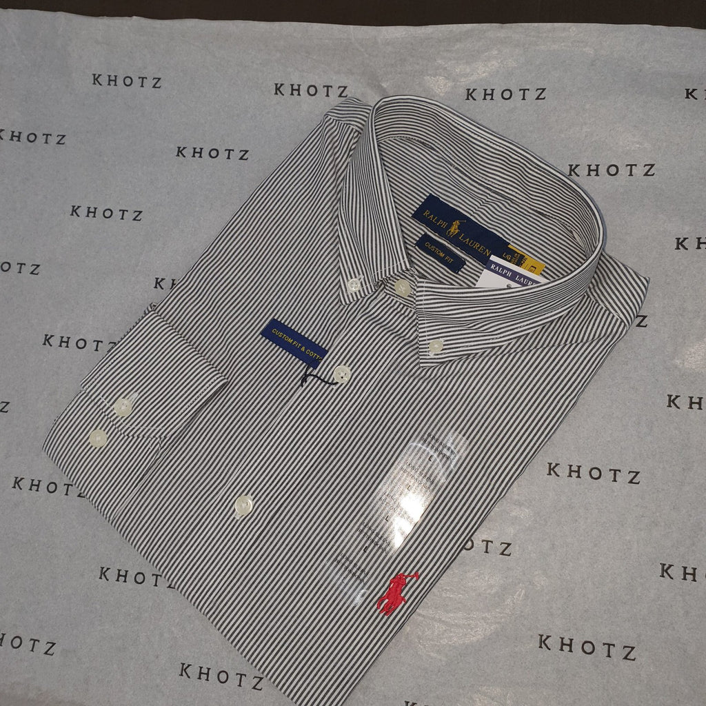 Camisa Ralph Lauren Masculina Listras América Pony Vermelho