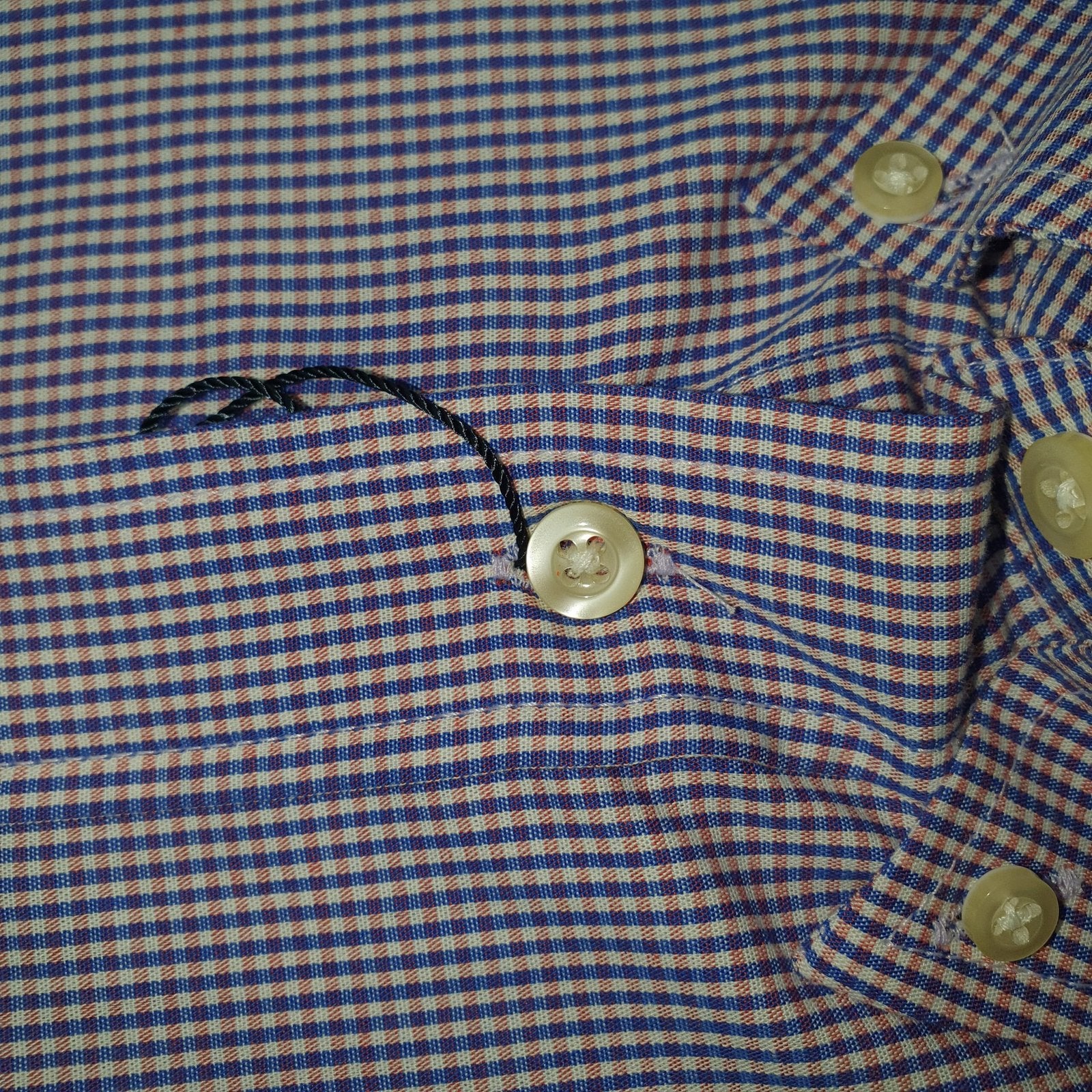Camisa Ralph Lauren Masculina Micro Xadrez Lavanda Pony Azul Celeste