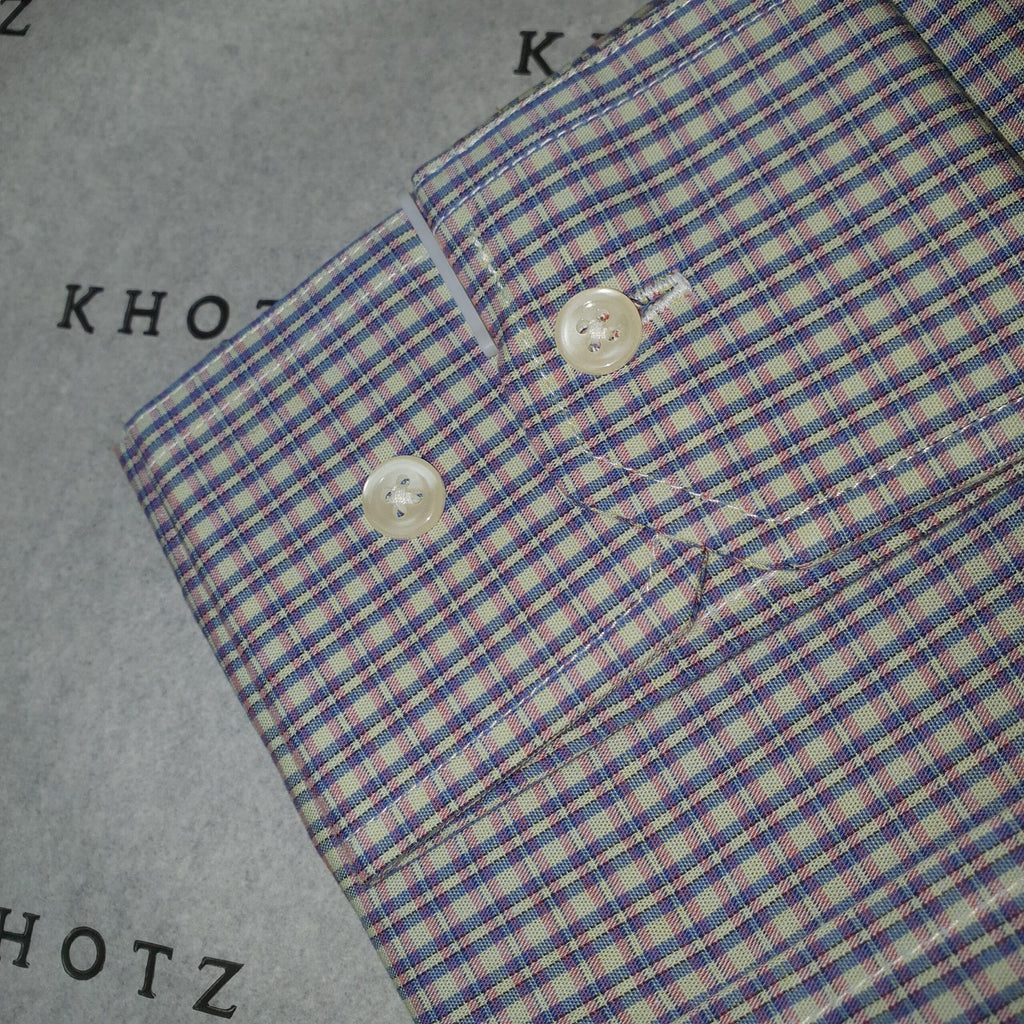 Camisa Ralph Lauren Masculina Cinzenta Listras Executiva Pony Azul