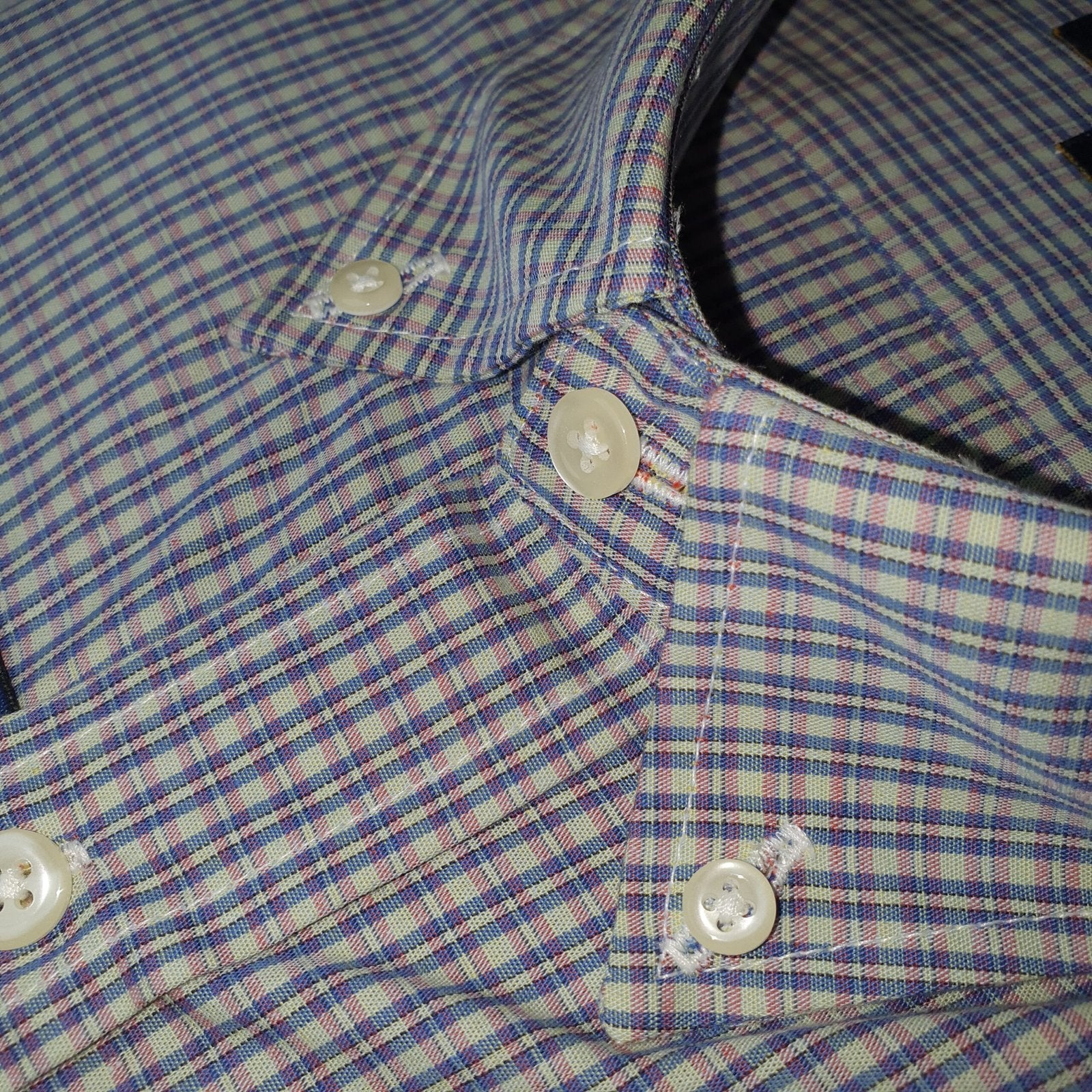 Camisa Ralph Lauren Masculina Cinzenta Listras Executiva Pony Azul