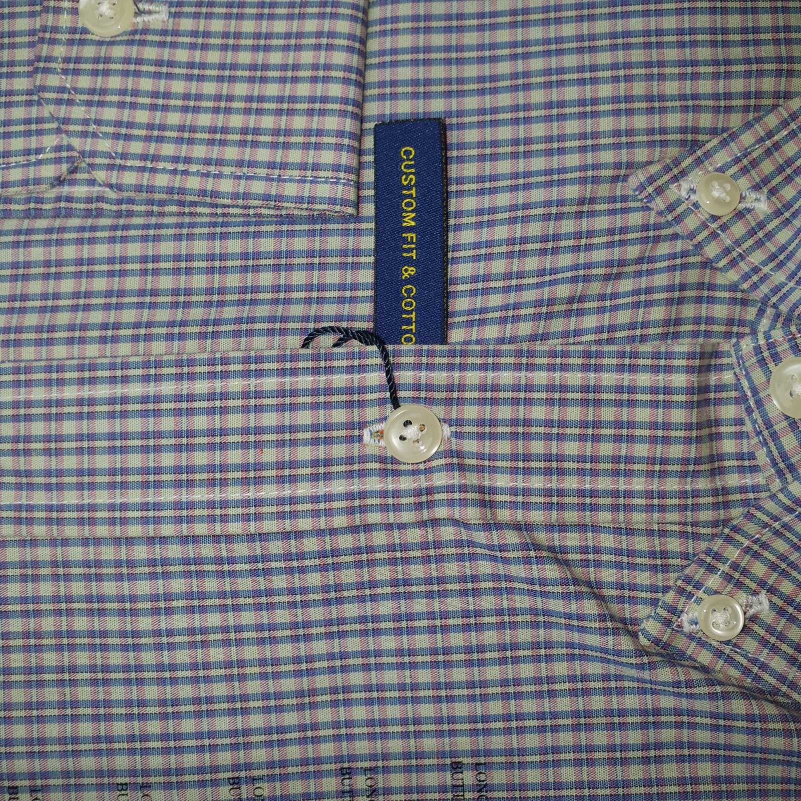 Camisa Ralph Lauren Masculina Cinzenta Listras Executiva Pony Azul