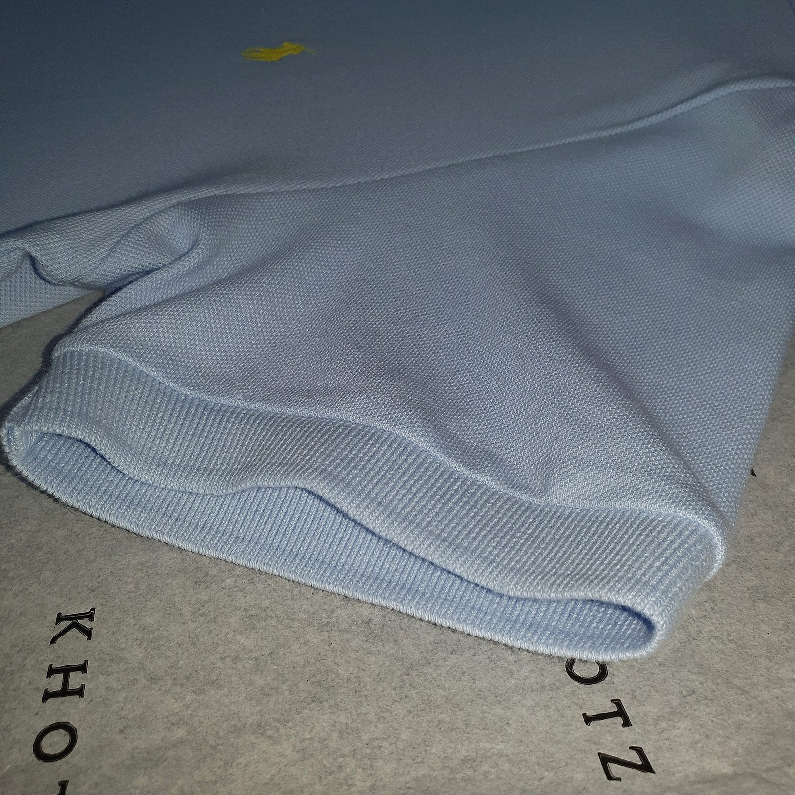 Polo Ralph Lauren Masculina Azul Bebê Pony Amarelo