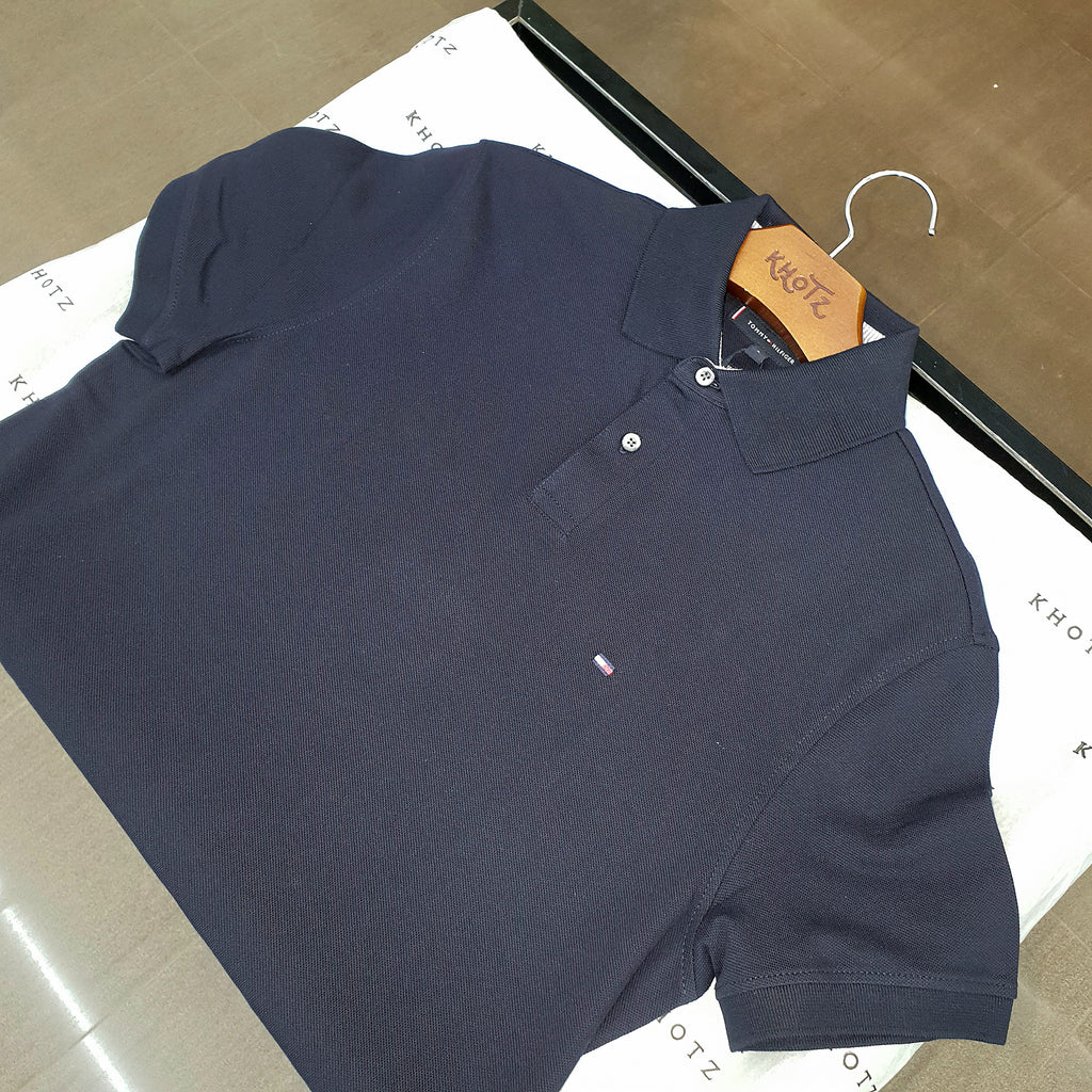 Polo Tommy Hilfiger Masculina  Marinho 1985 Regular Fit