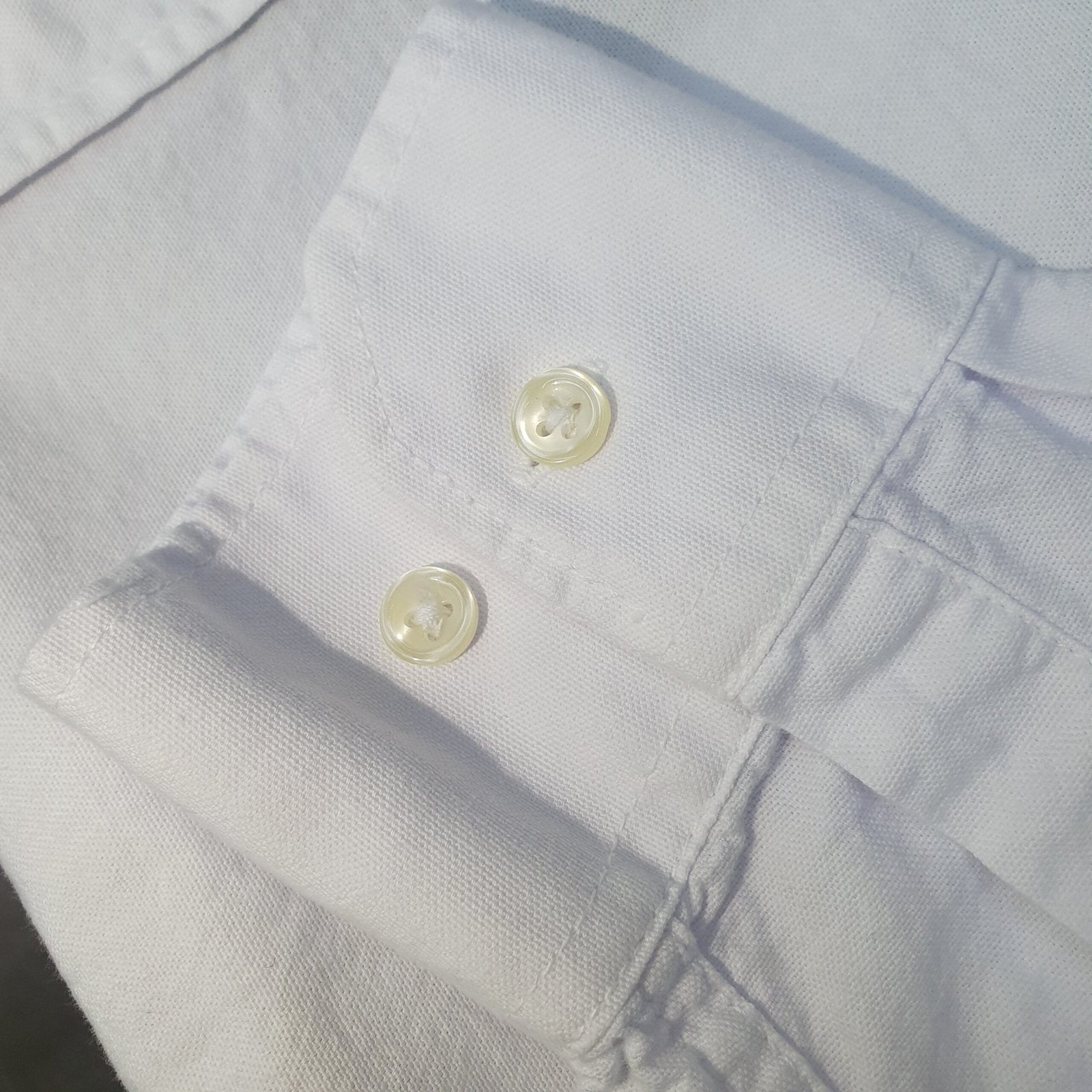 Camisa Ralph Lauren Masculina Oxford Tinturado Branca Pony Marinho