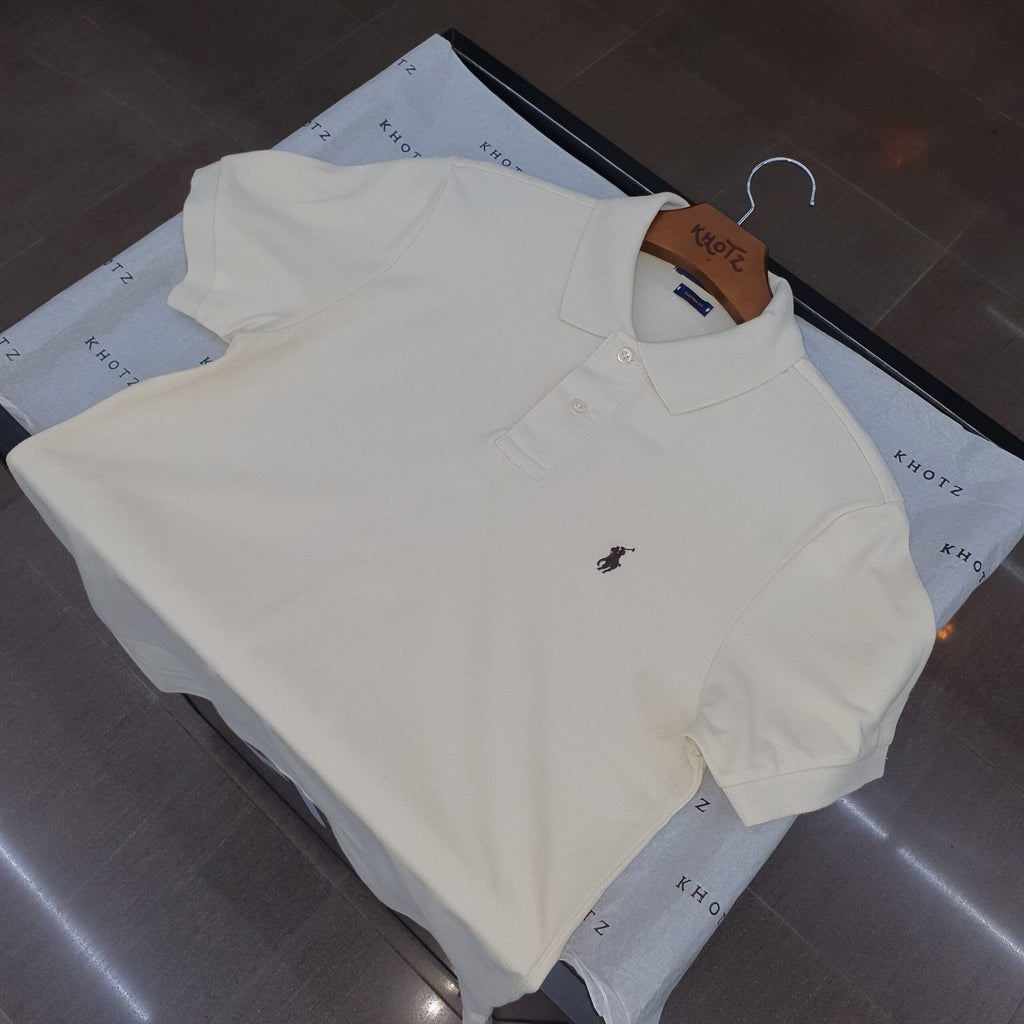 Polo Ralph Lauren Masculina Creme Pony Chocolate