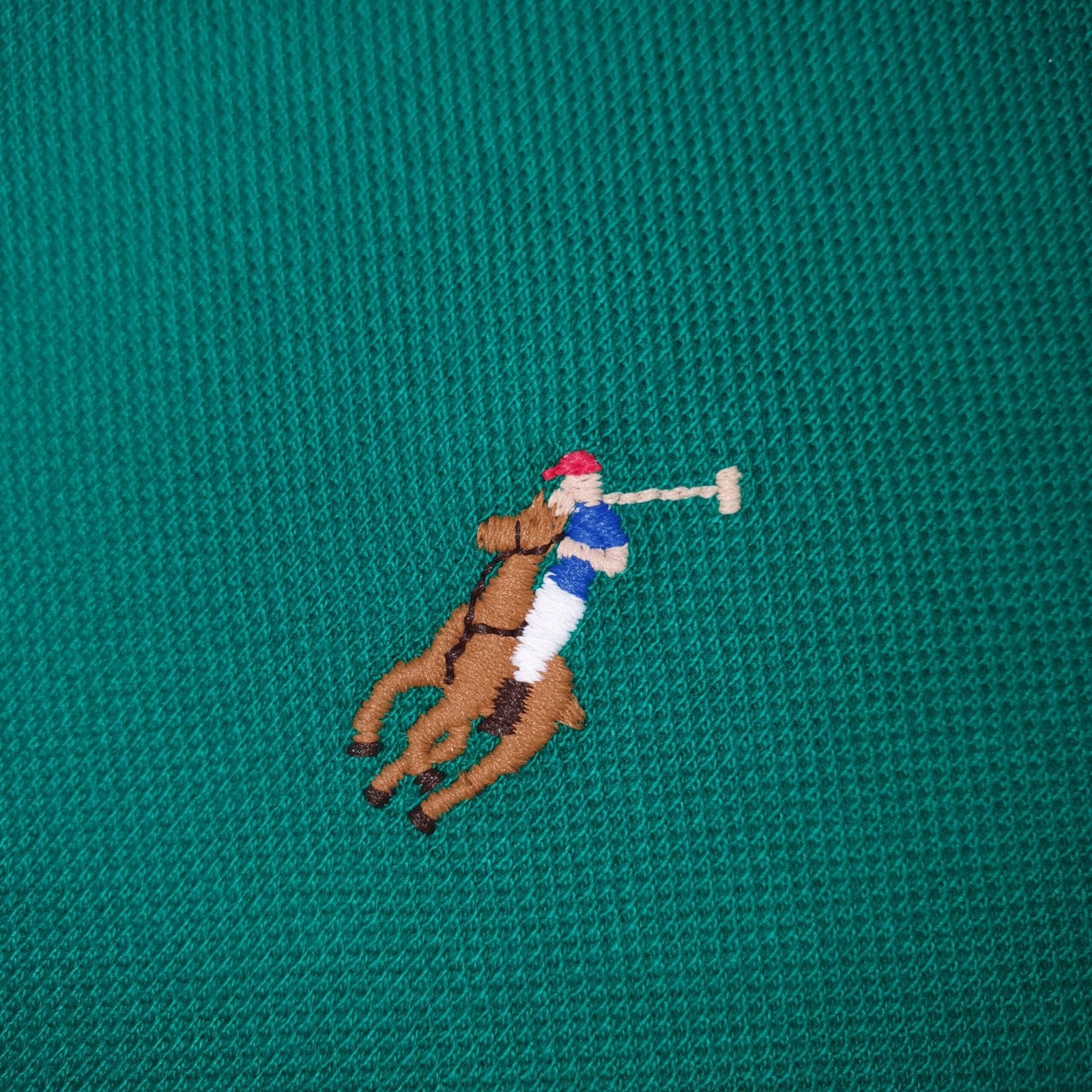 Polo Ralph Lauren Masculina Verde Esmeralda Pony Colorido