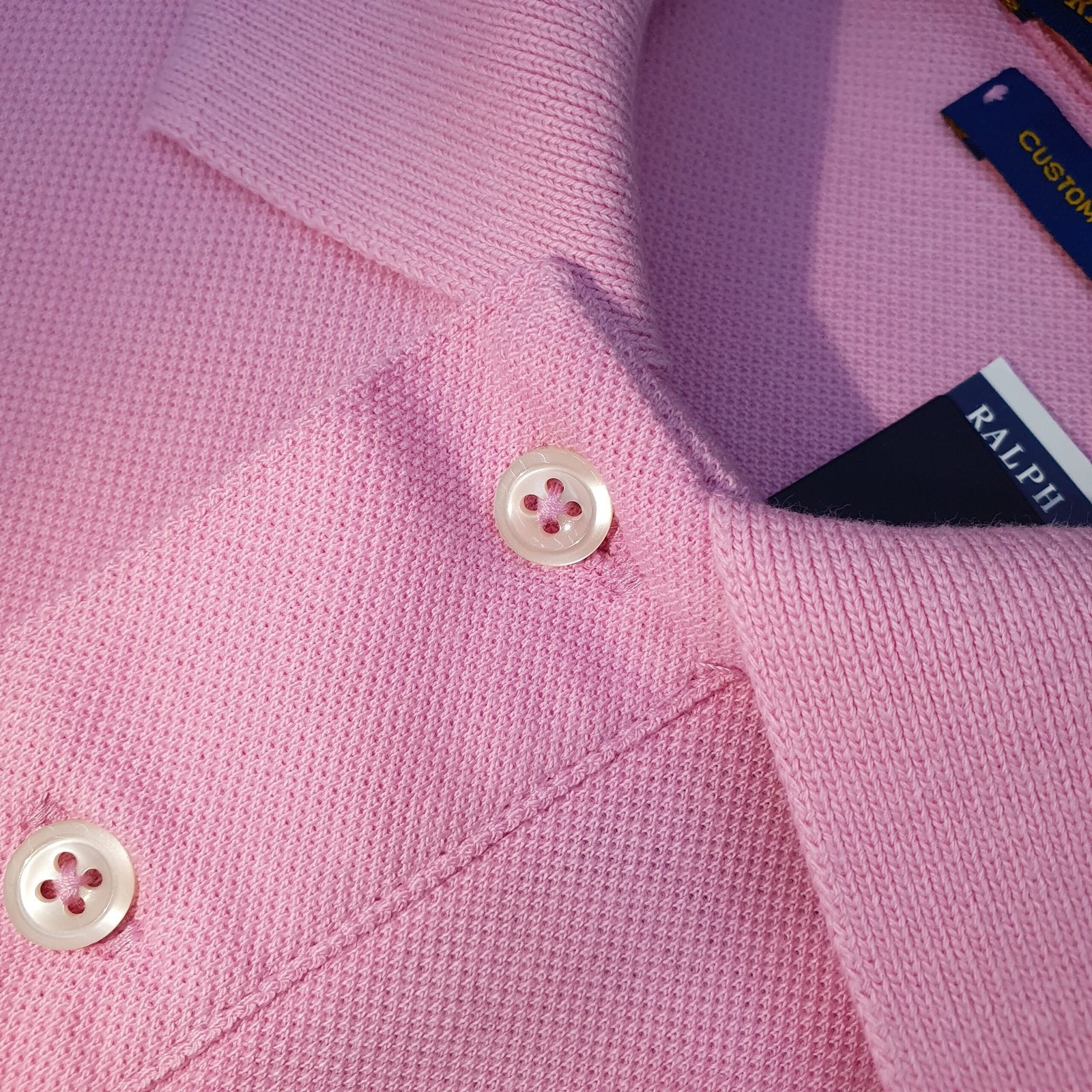 Polo Ralph Lauren Masculina Rosa Bebê Pony Colorido