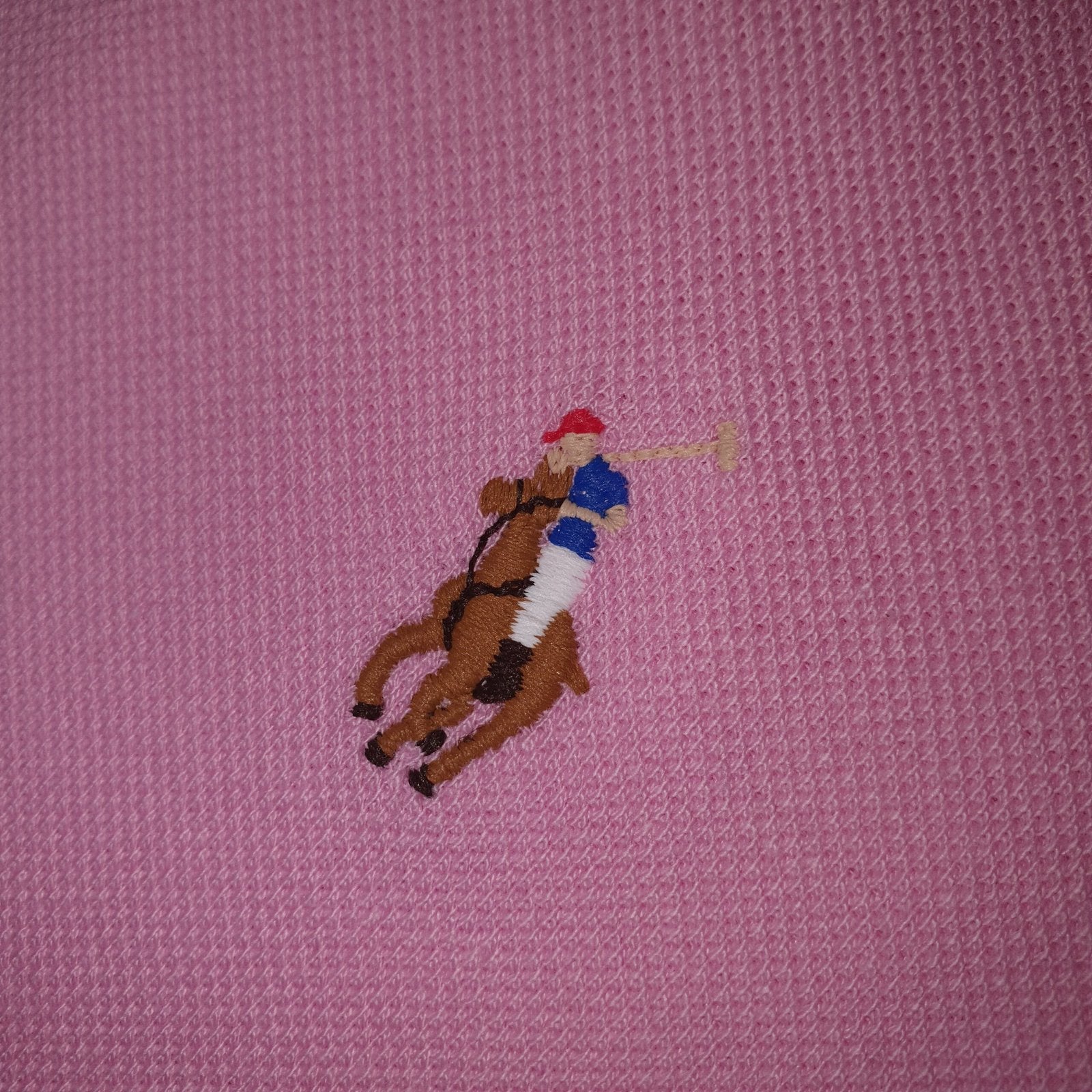 Polo Ralph Lauren Masculina Rosa Bebê Pony Colorido
