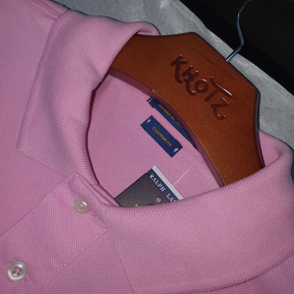 Polo Ralph Lauren Masculina Rosa Bebê Pony Colorido