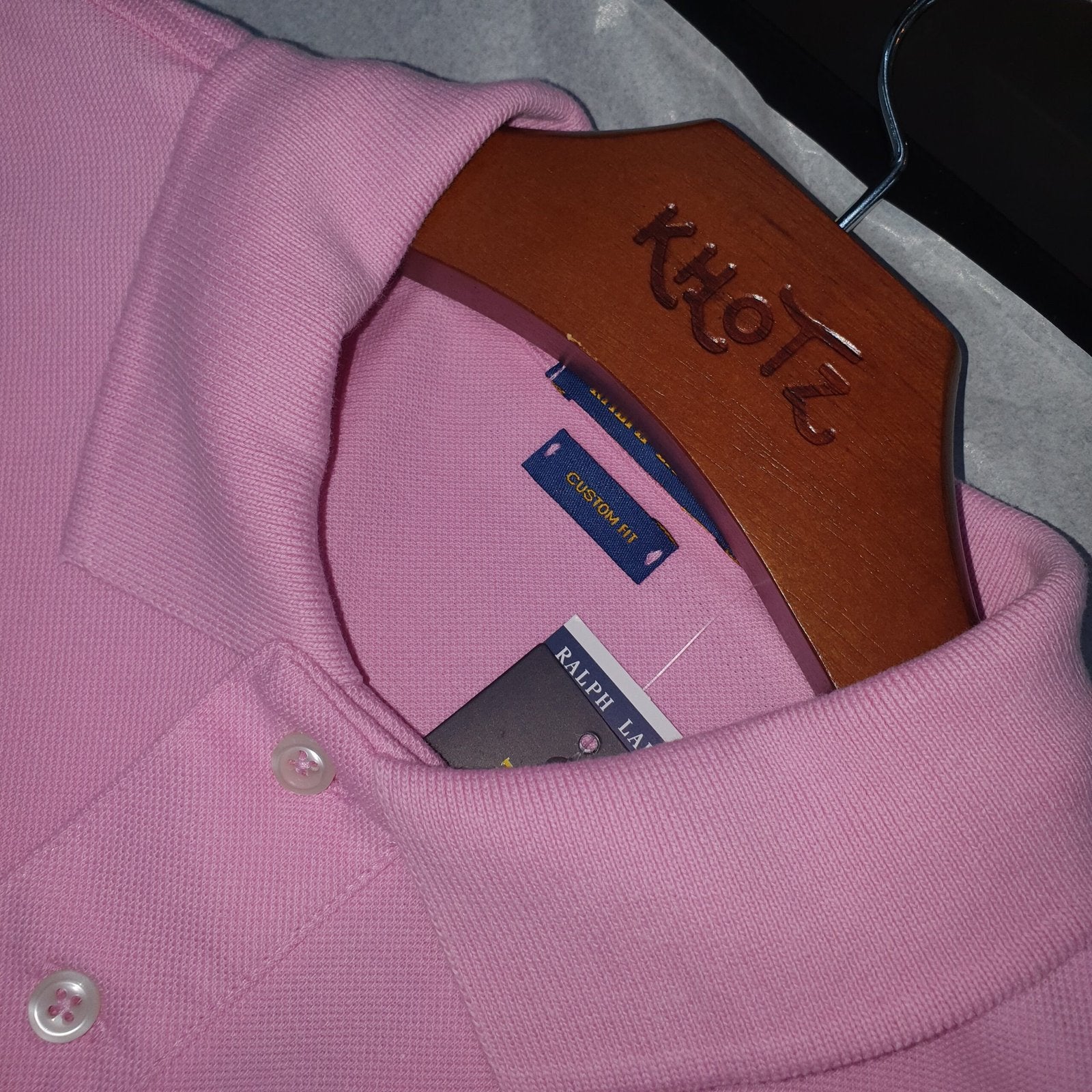 Polo Ralph Lauren Masculina Rosa Bebê Pony Colorido