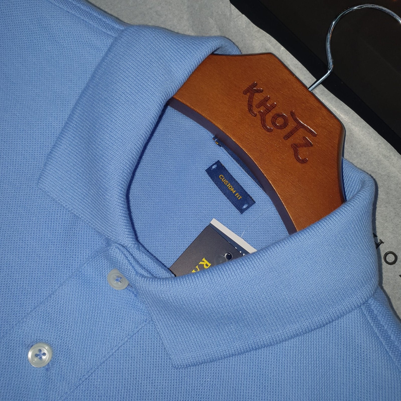 Polo Ralph Lauren Masculina Azul Celeste Pony Colorido