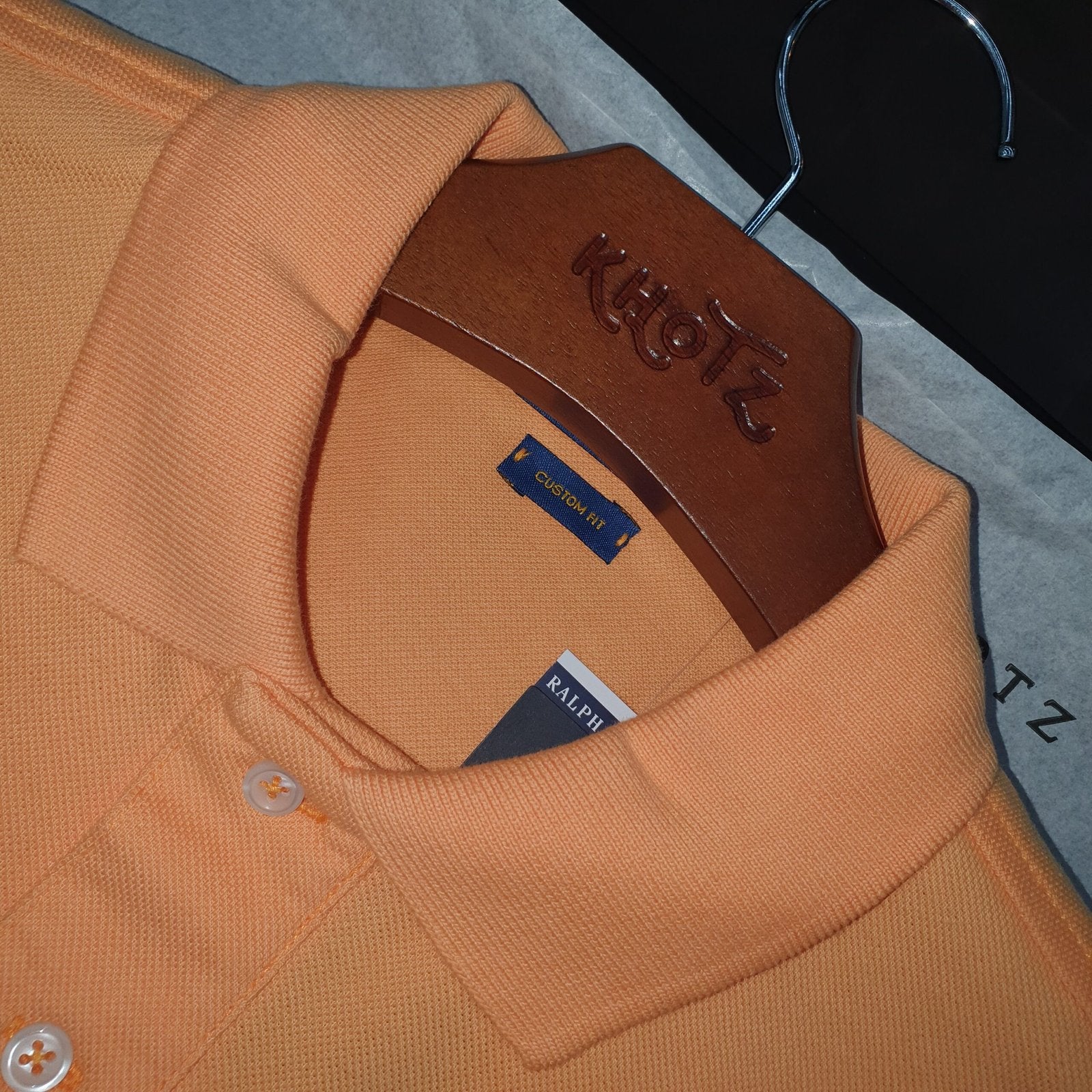 Polo Ralph Lauren Masculina Abóbora Pony Colorido