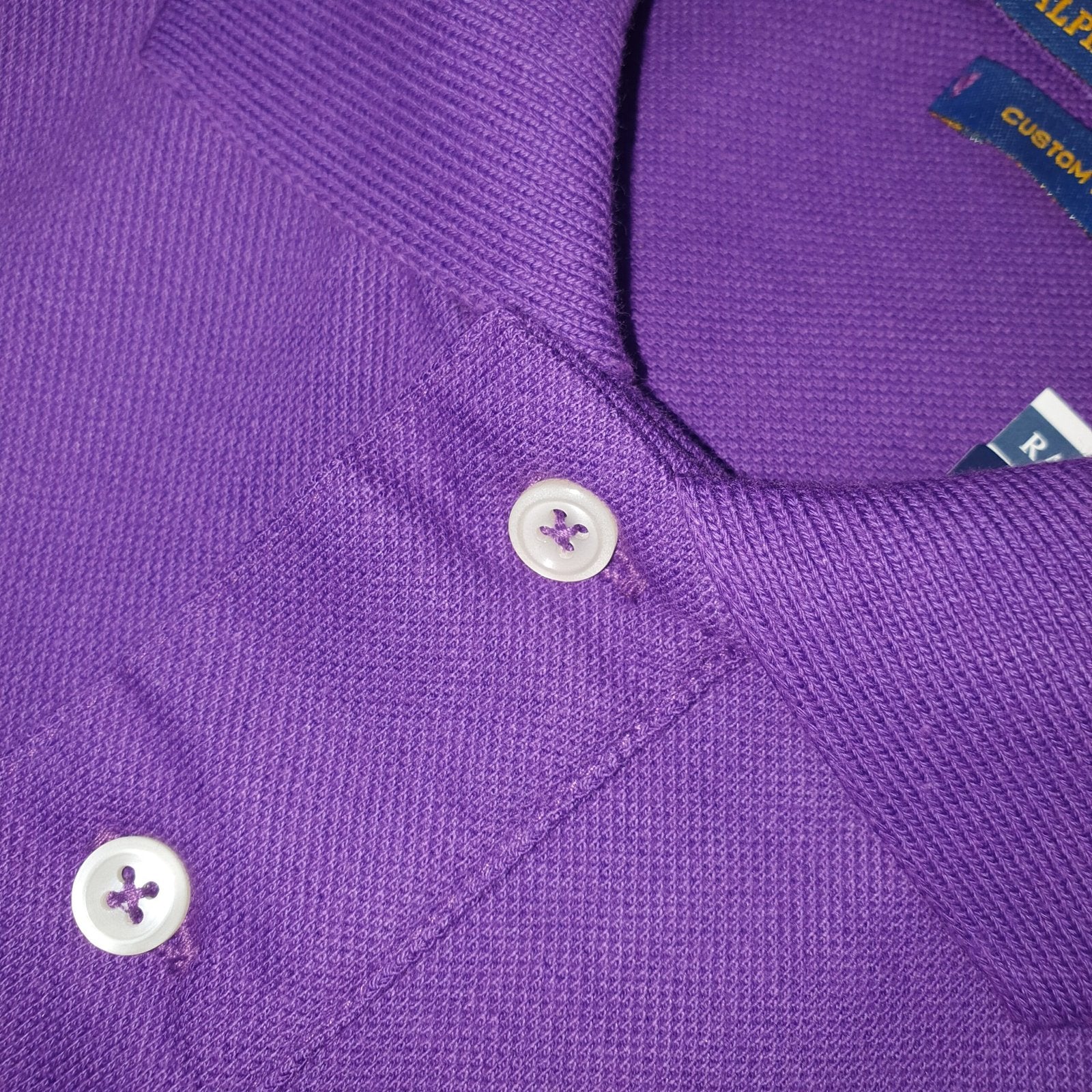 Polo Ralph Lauren Masculina Roxa Pony Colorido