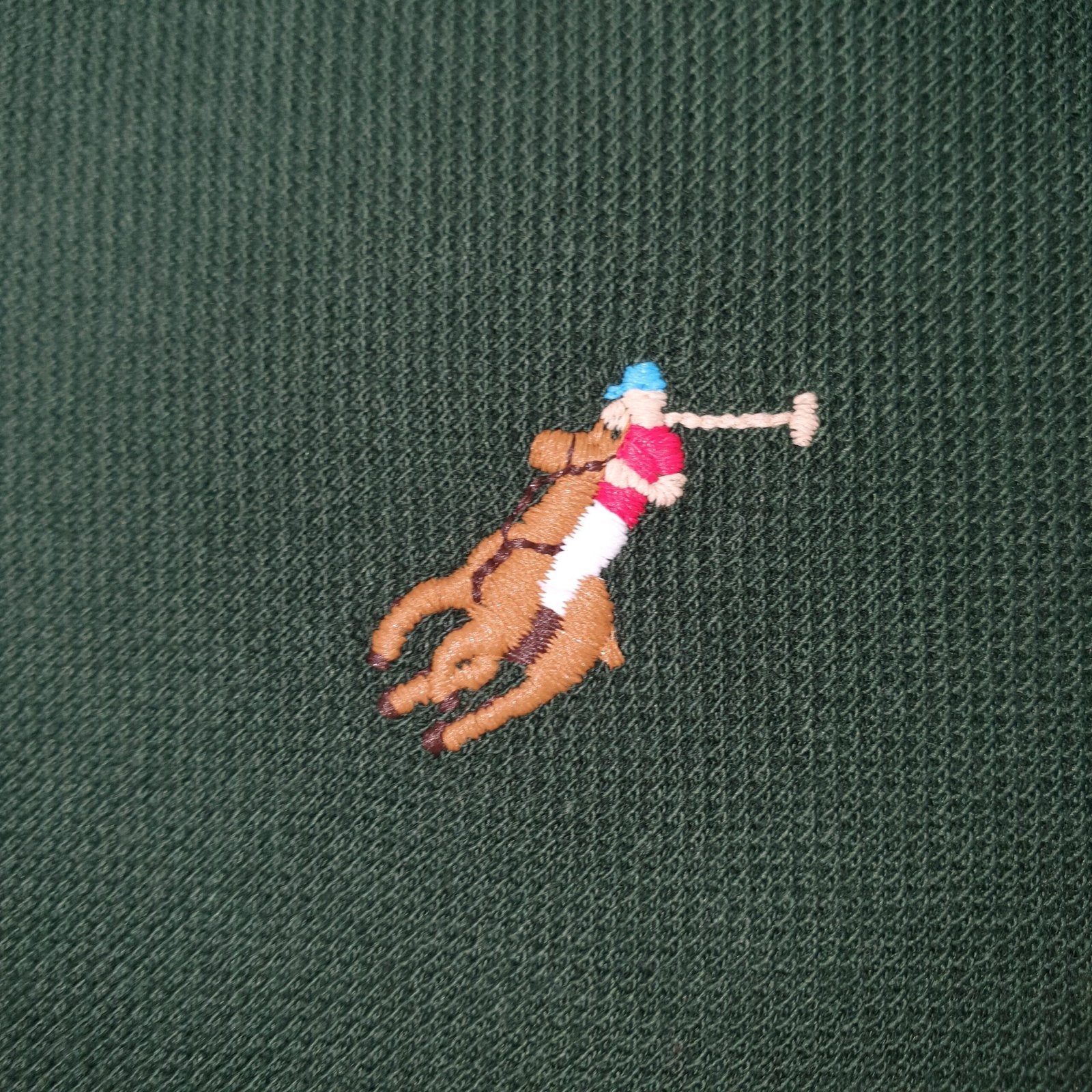 Polo Ralph Lauren Masculina Verde Floresta Pony Colorido